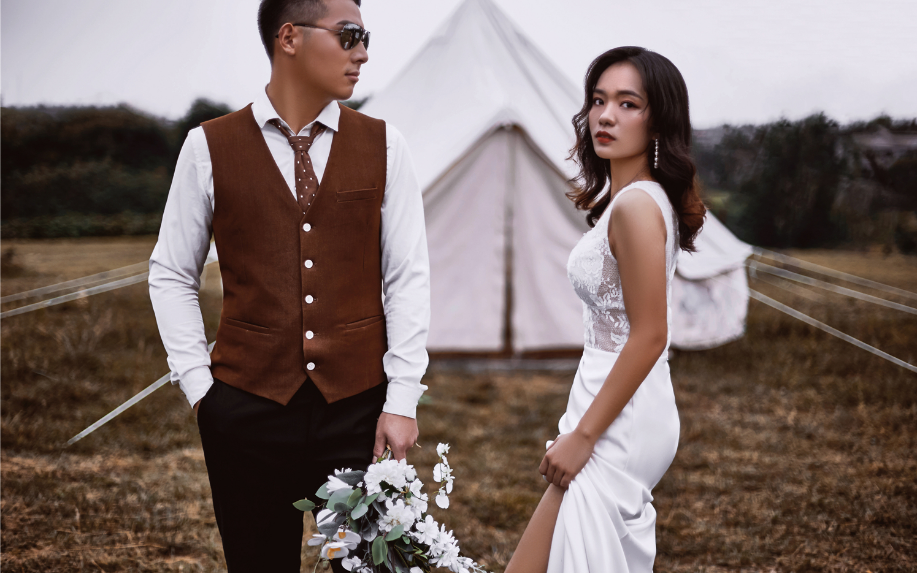 潮流婚照 就要玩拍  巴黎春天婚纱摄影出品