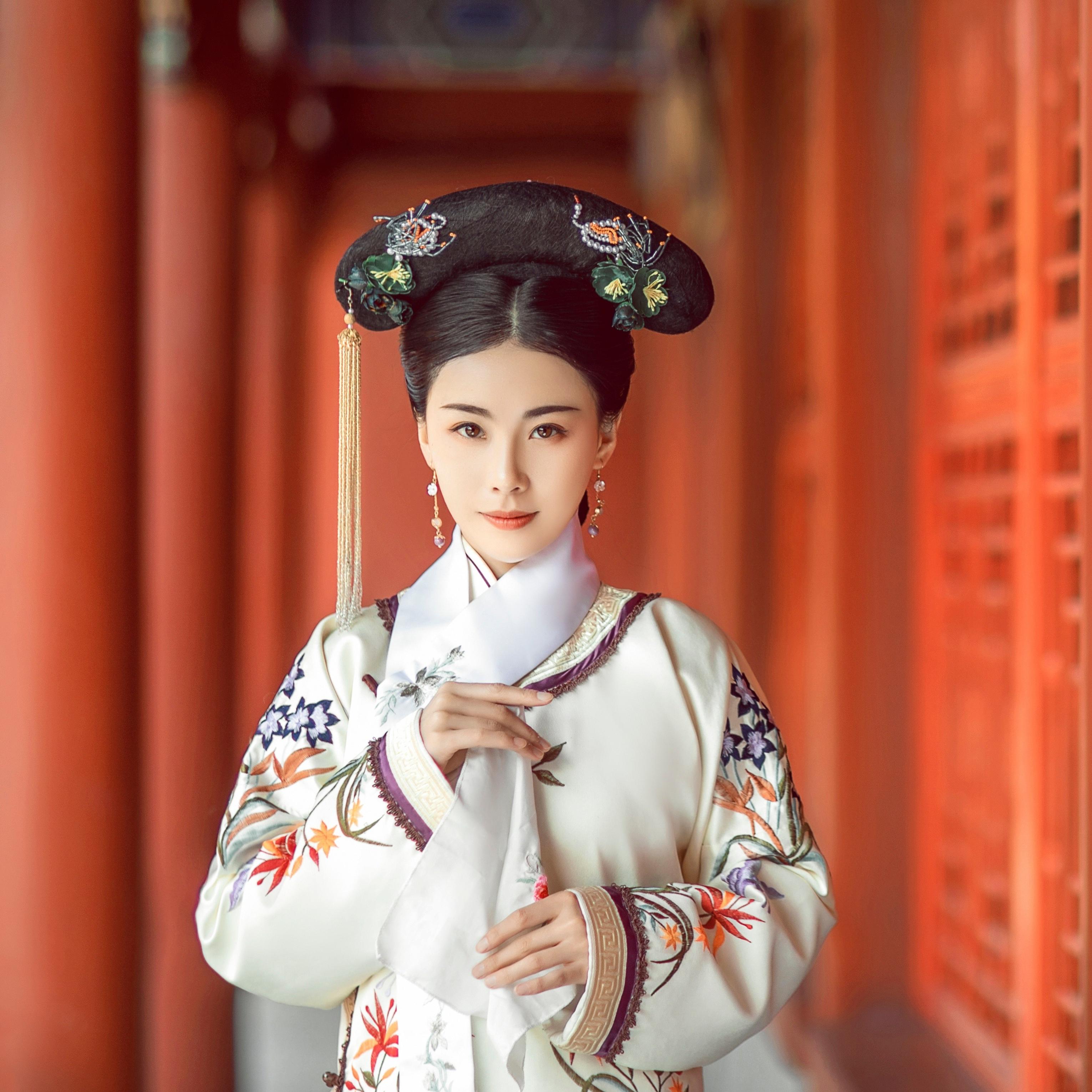 精美古装外景个人写真摄影横店影视城国风汉服旗袍