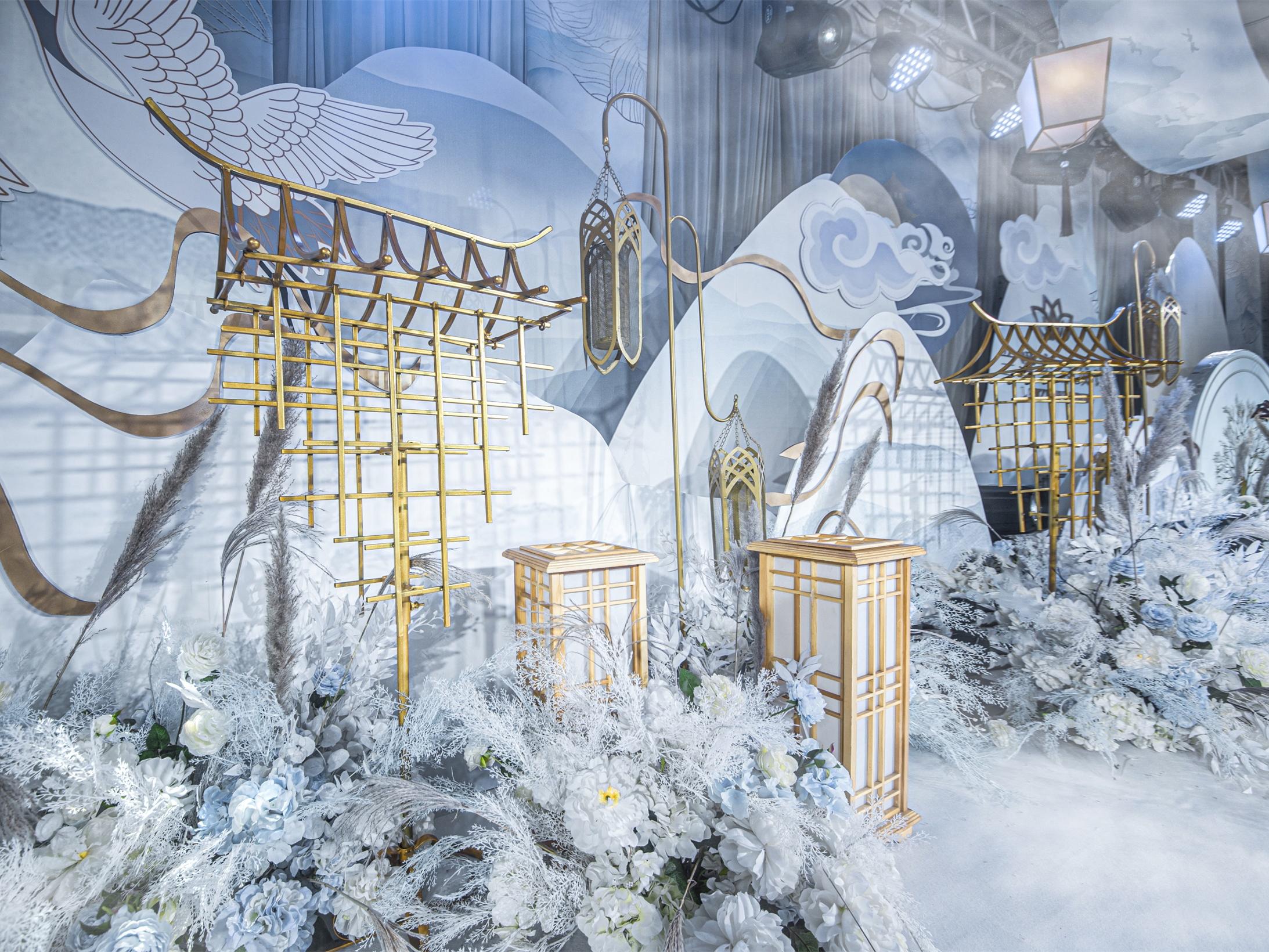 蒹葭-兰泽宴会设计主题婚礼秀