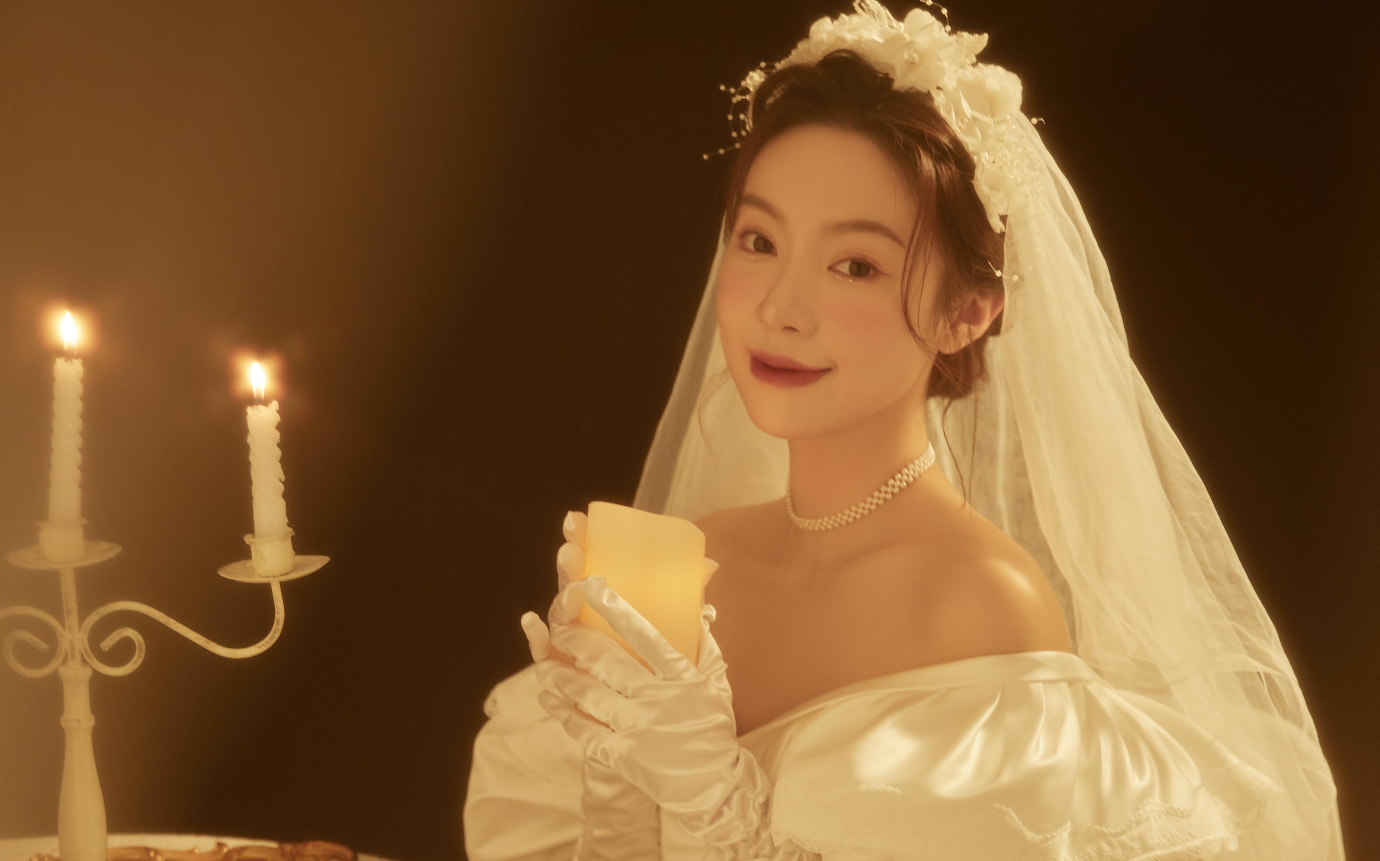 复古婚纱