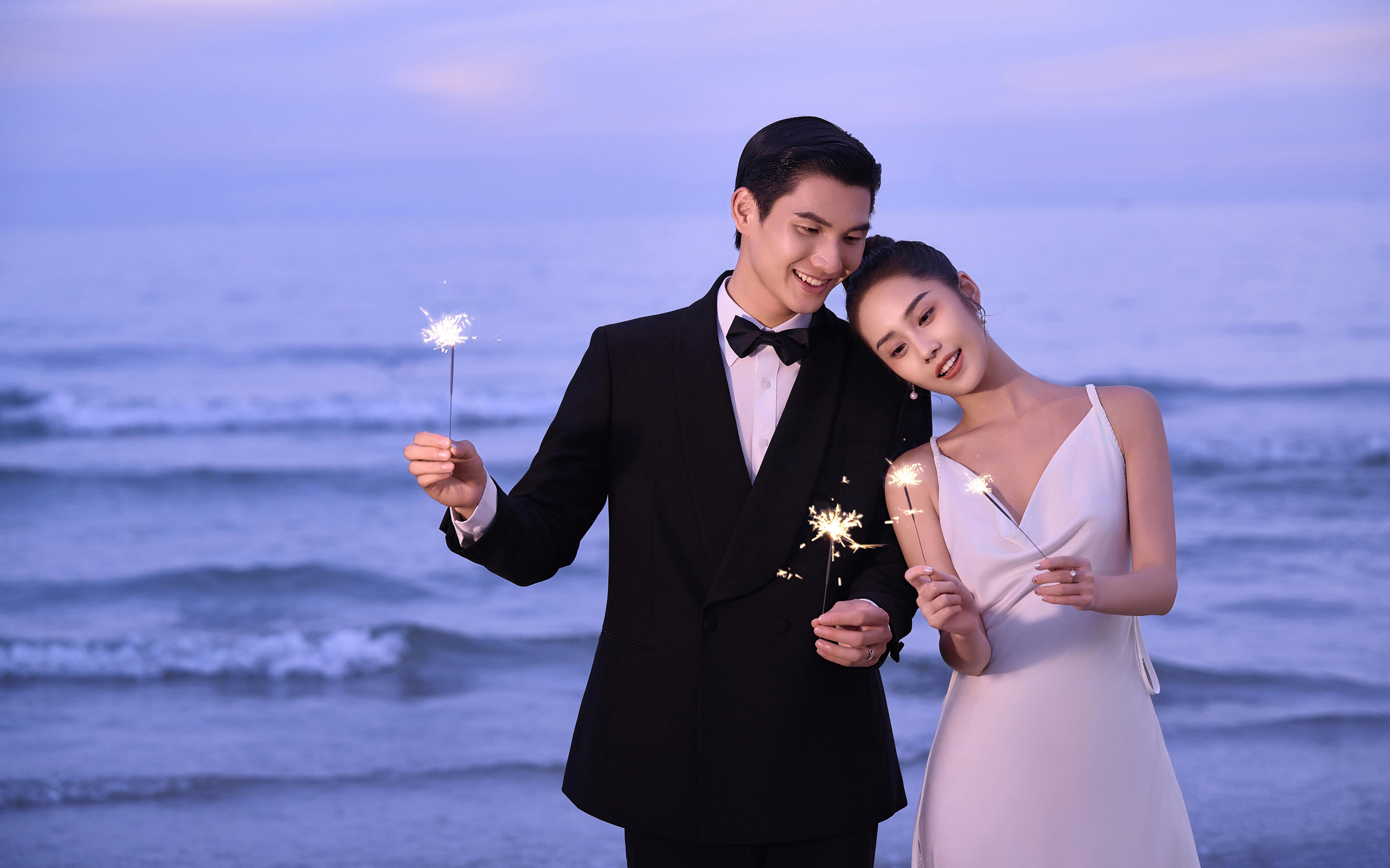 大连婚纱照|夕阳海景婚纱照|婚纱照风格推荐