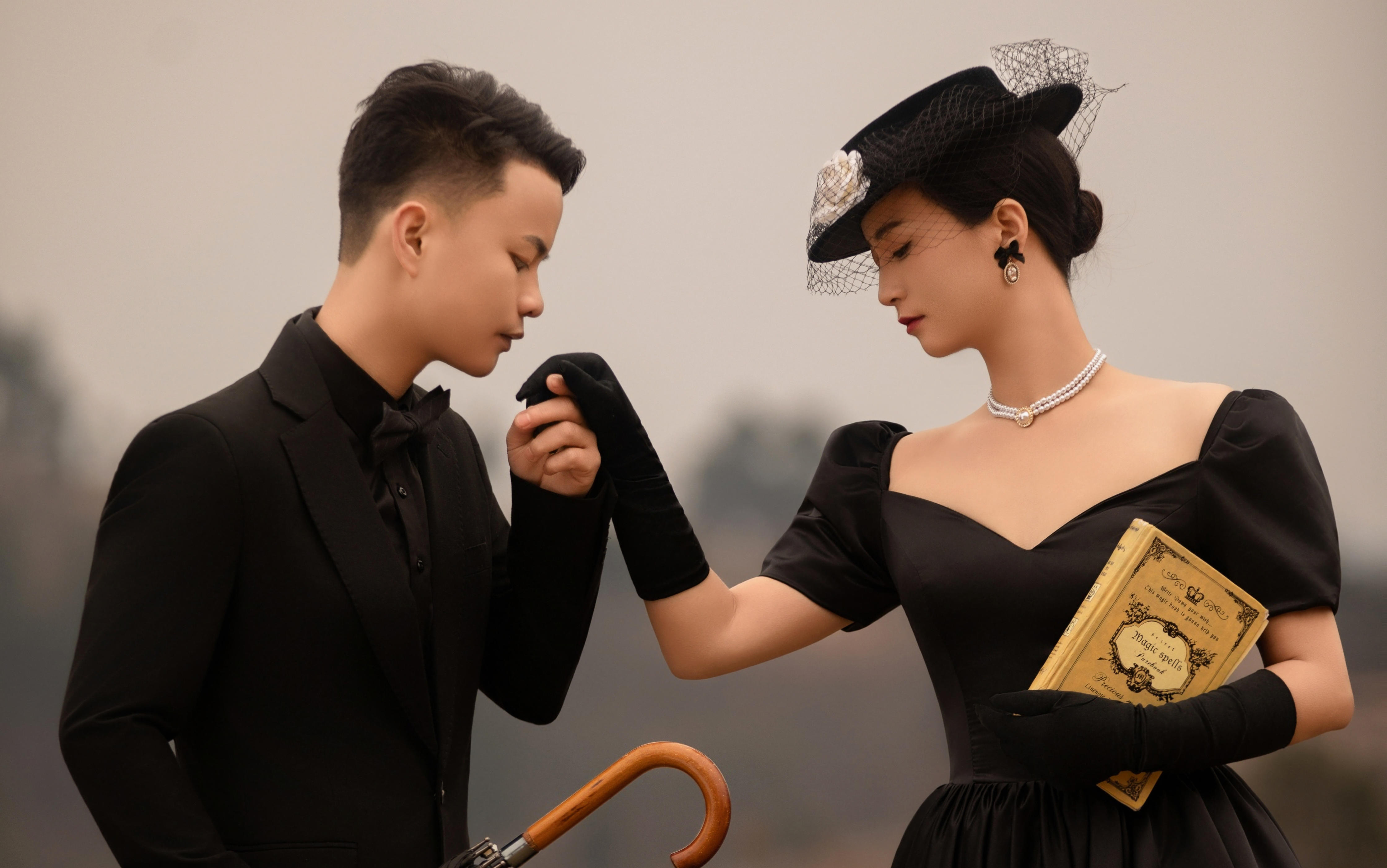 法式赫本風(fēng)/草坪婚禮目的地婚紗照