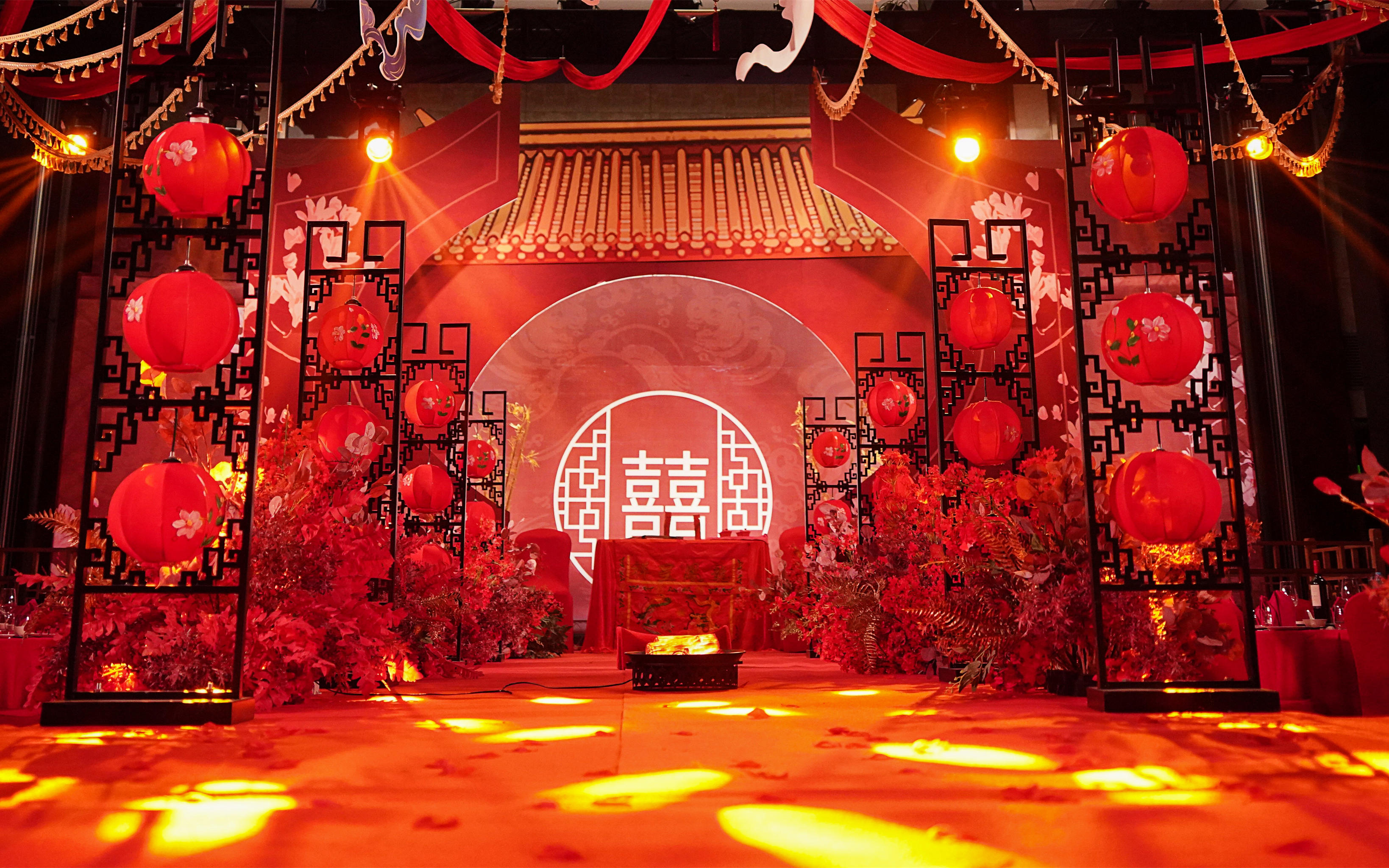 【中式婚礼】红色中式婚礼+全人员