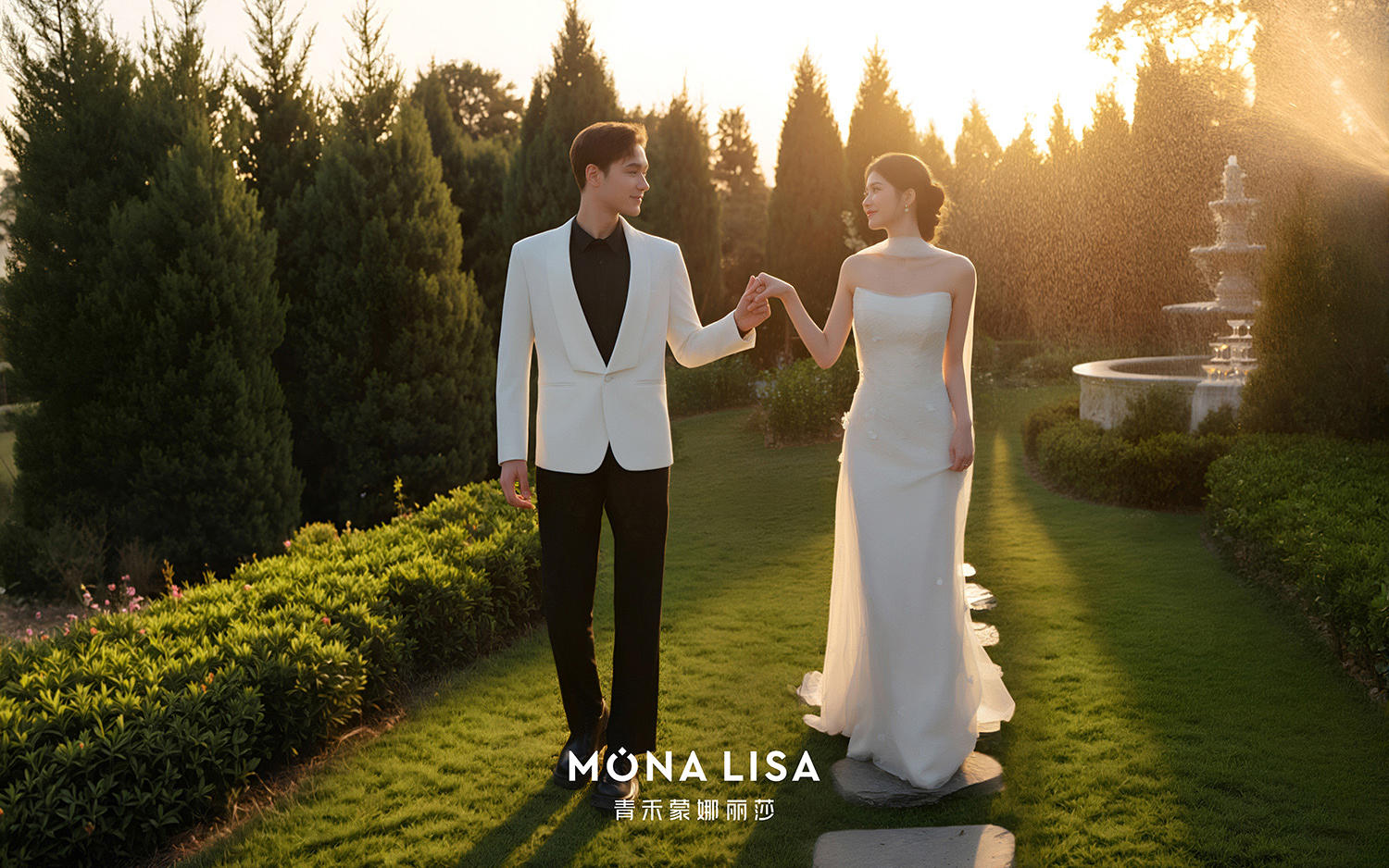 ??把松弛與浪漫焊在婚紗照里～