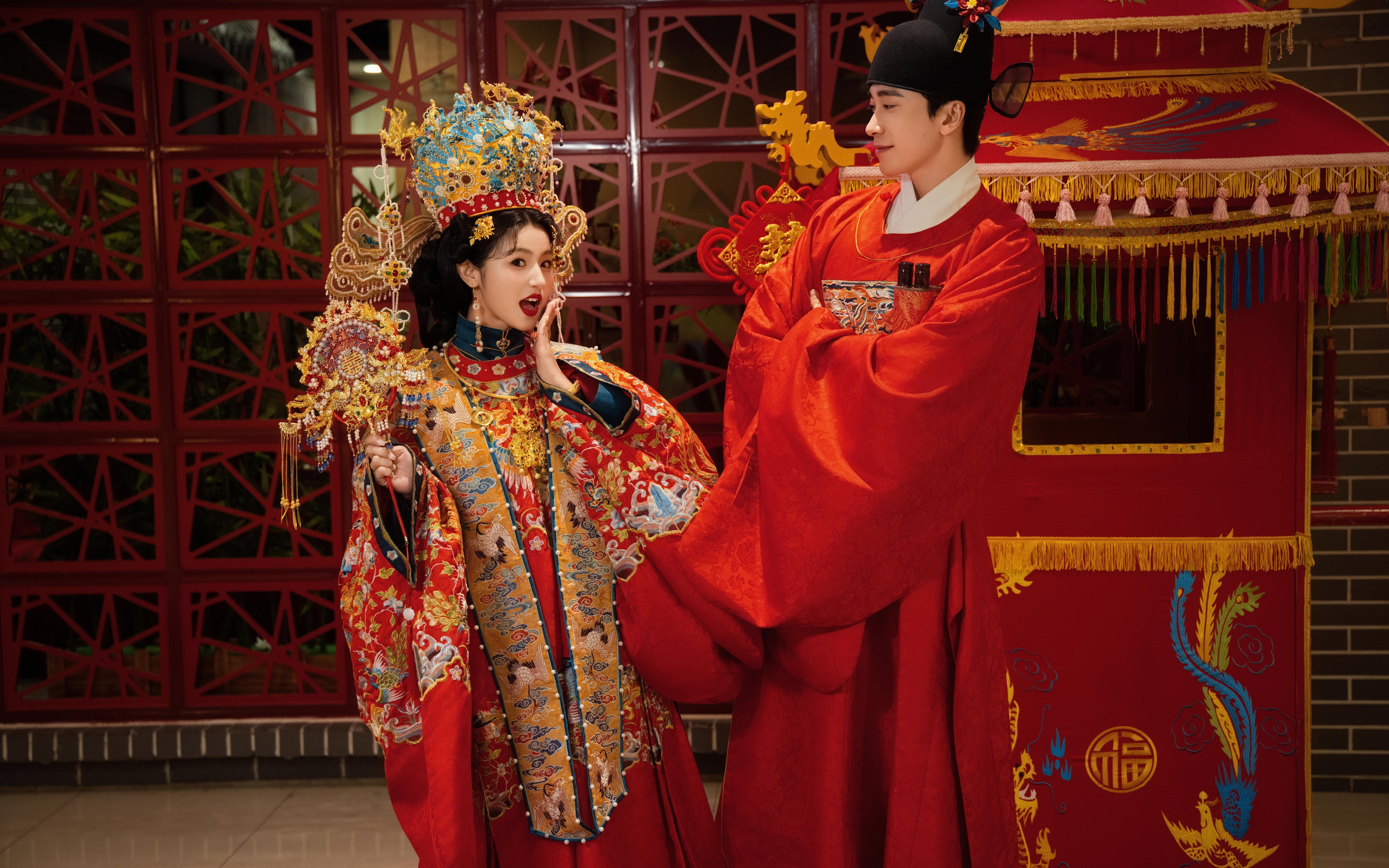 谁还不懂汉服婚纱照的美❗我是真的会伤心的