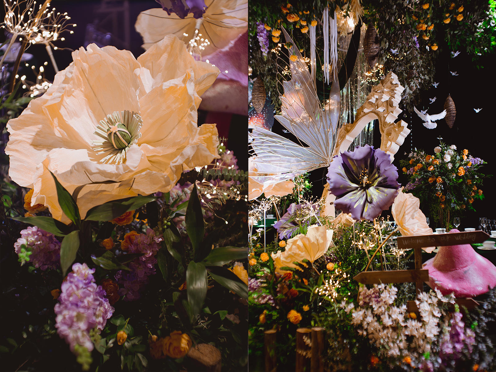 【蓝戒指婚庆】-- 森林主题+童话风+豪华吊顶