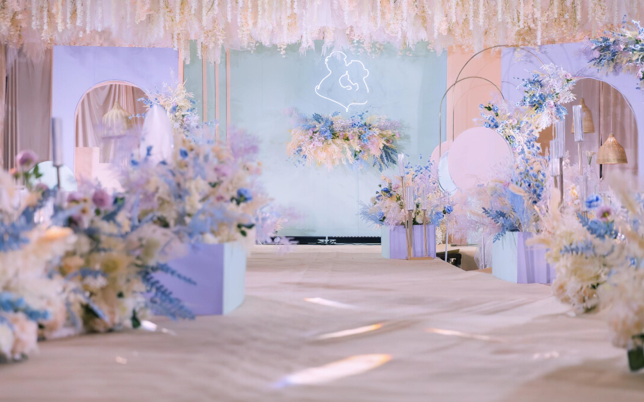 金秋高性价比+雾霾蓝唯美简约风【爱格婚礼】
