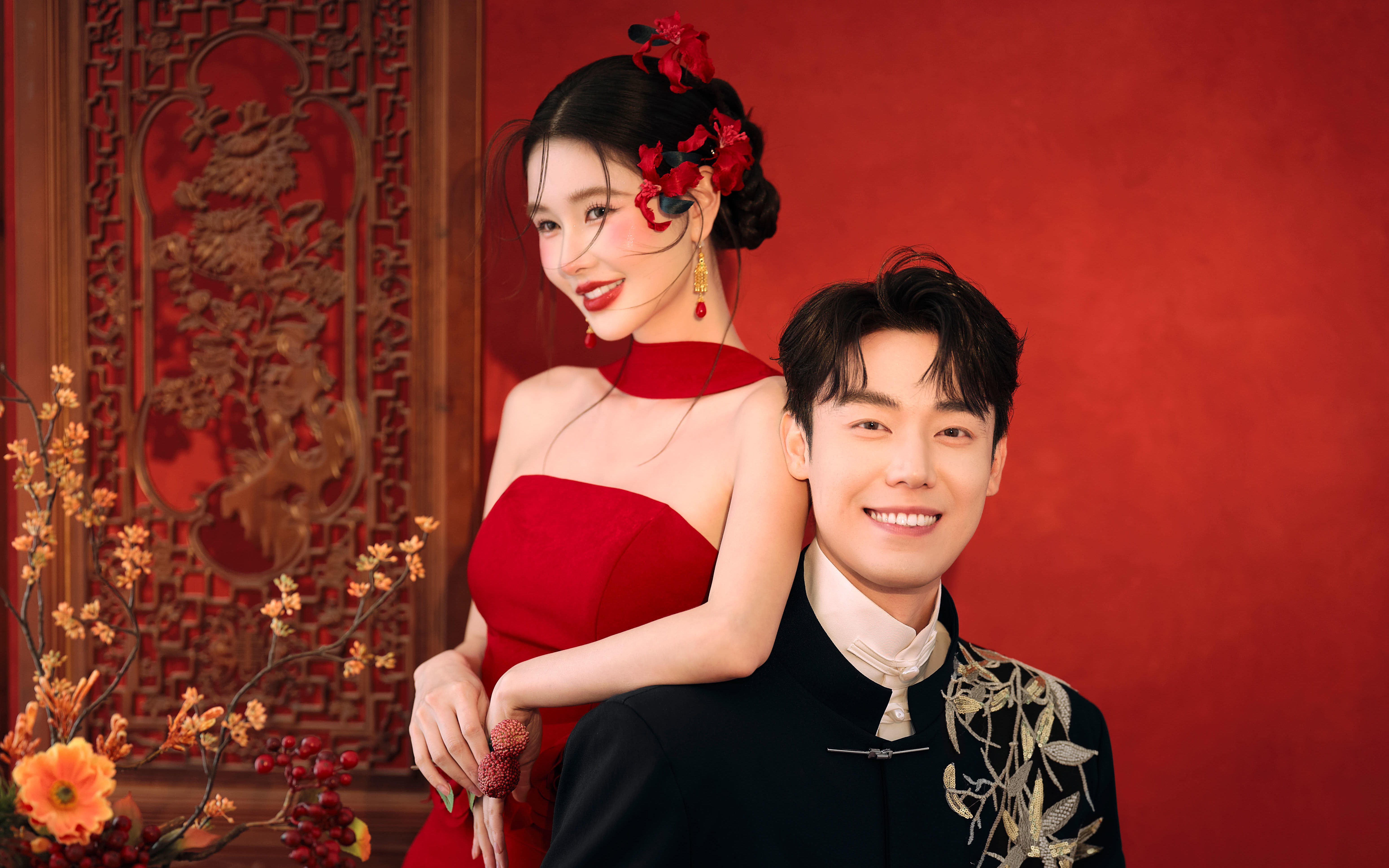 喜嫁风婚纱照 | 喜庆浪漫唯美，现代方式结合