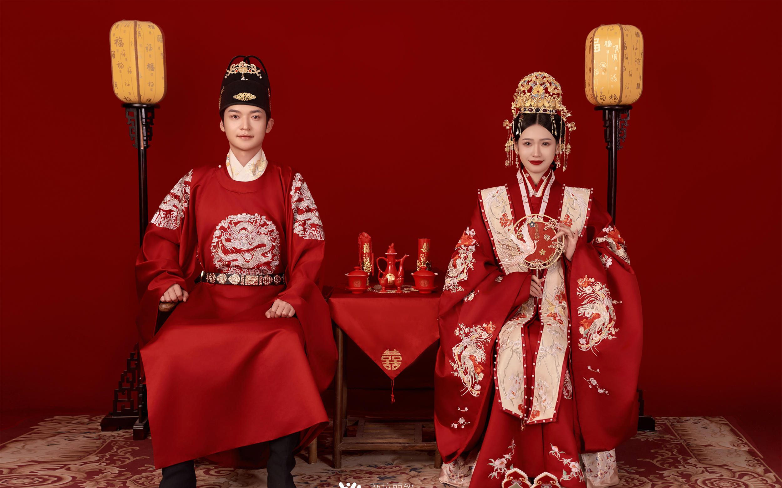 被长辈夸爆的汉服婚纱照｜端庄与甜度满分