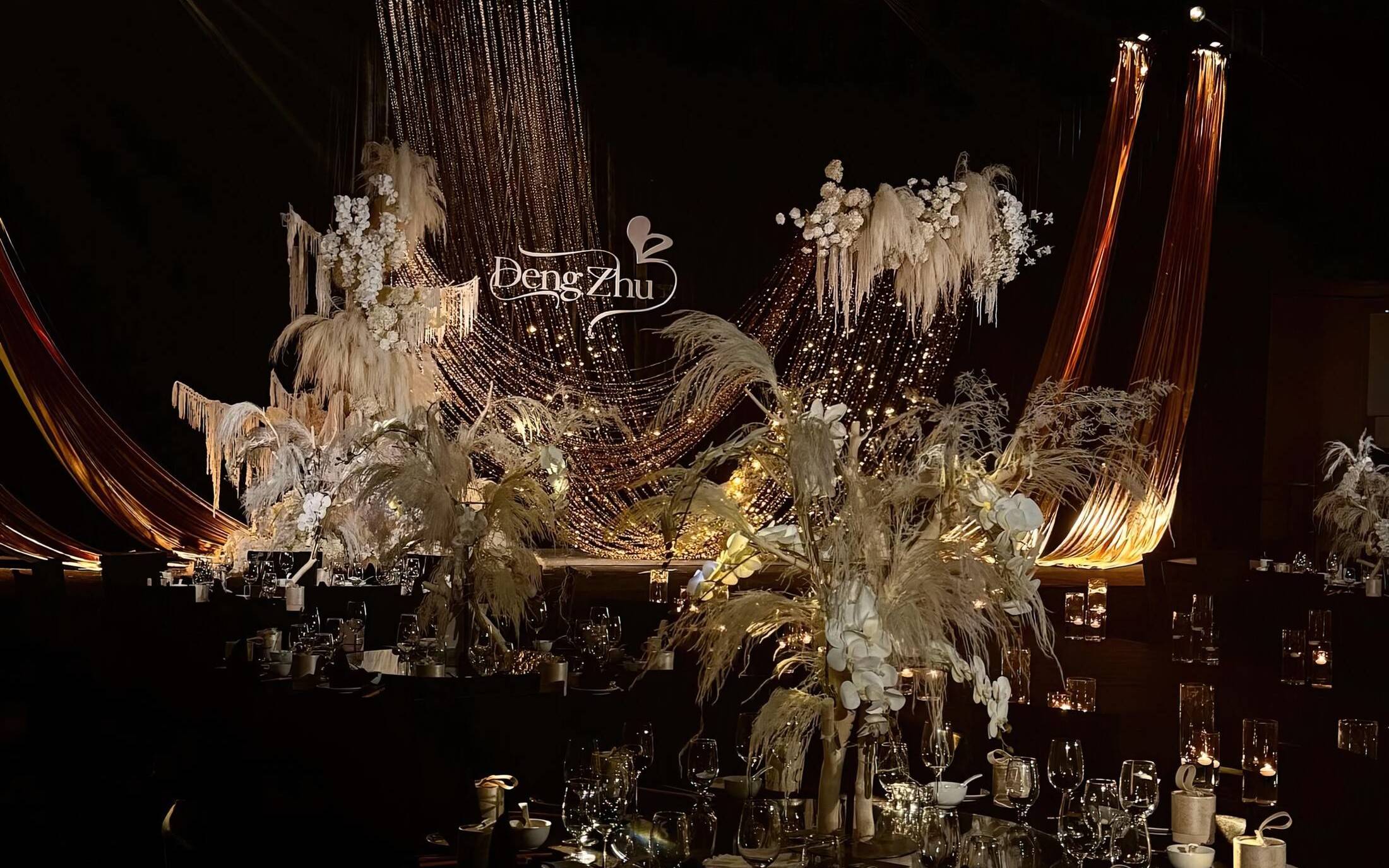 【囍记】暗场鎏金轻奢老钱风婚礼