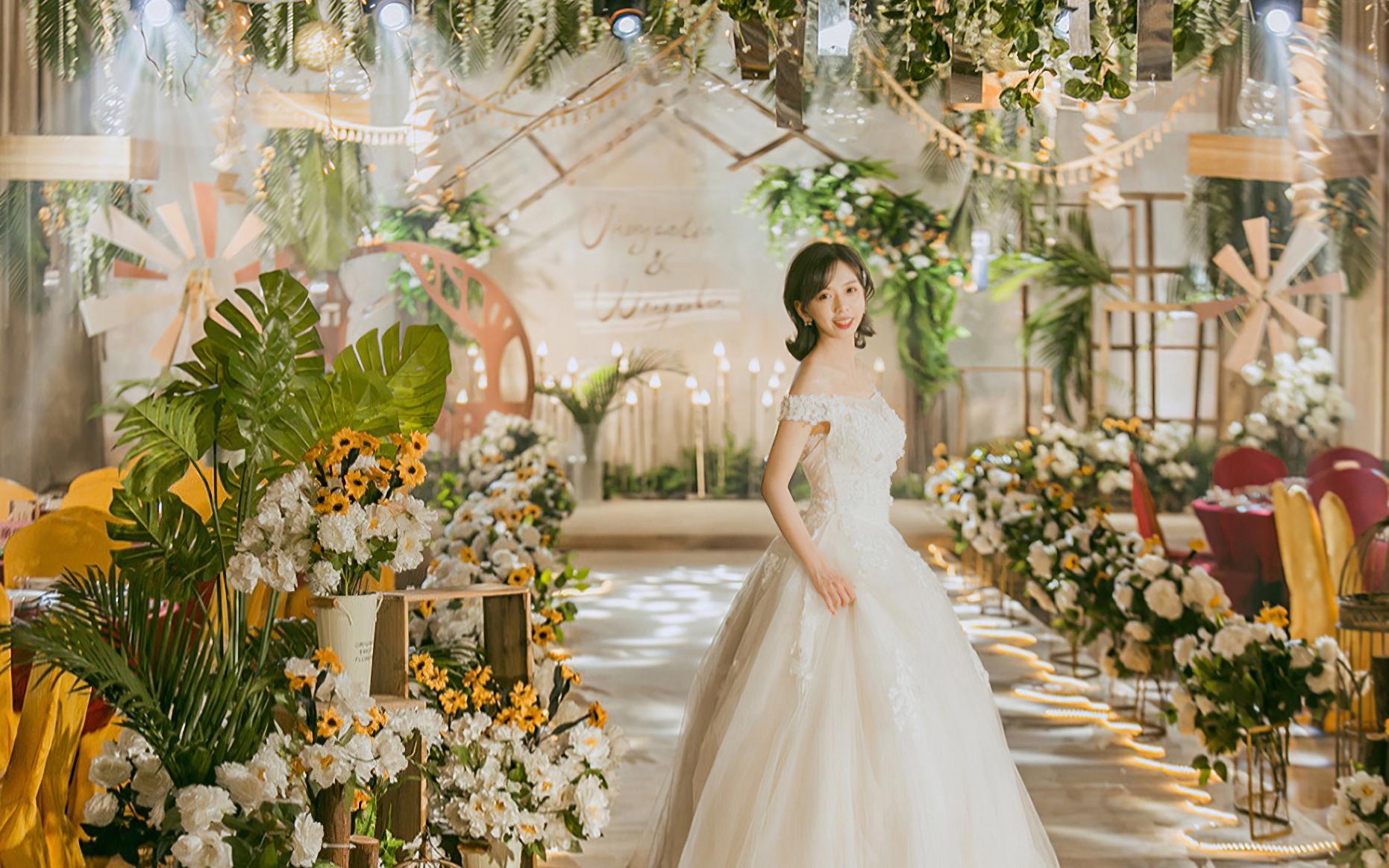 【蜜糖婚礼】#简约#梦幻#水晶+四大金刚+可定制