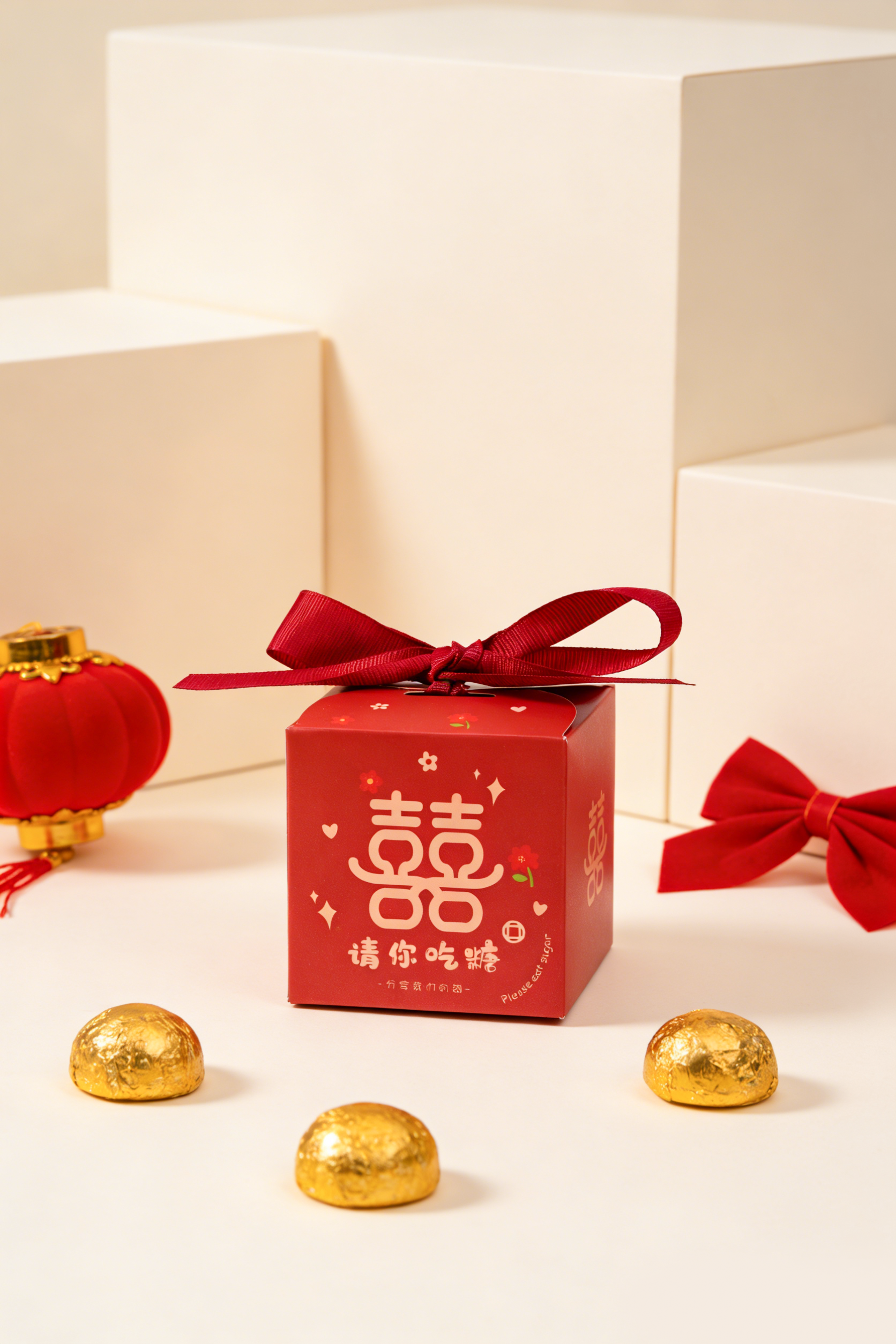 包好发货 成品喜糖套餐中式创意 喜糖+喜糖盒【成品喜糖不支持退换】