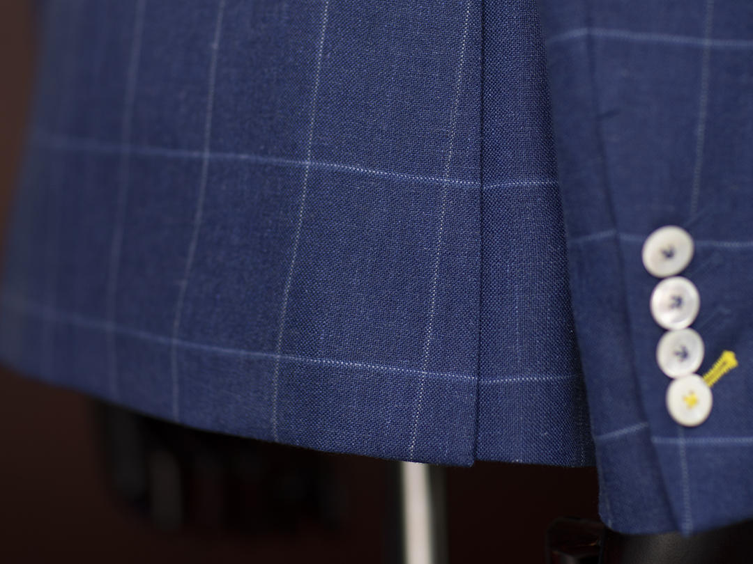 30%亚麻浅古蓝Blazer