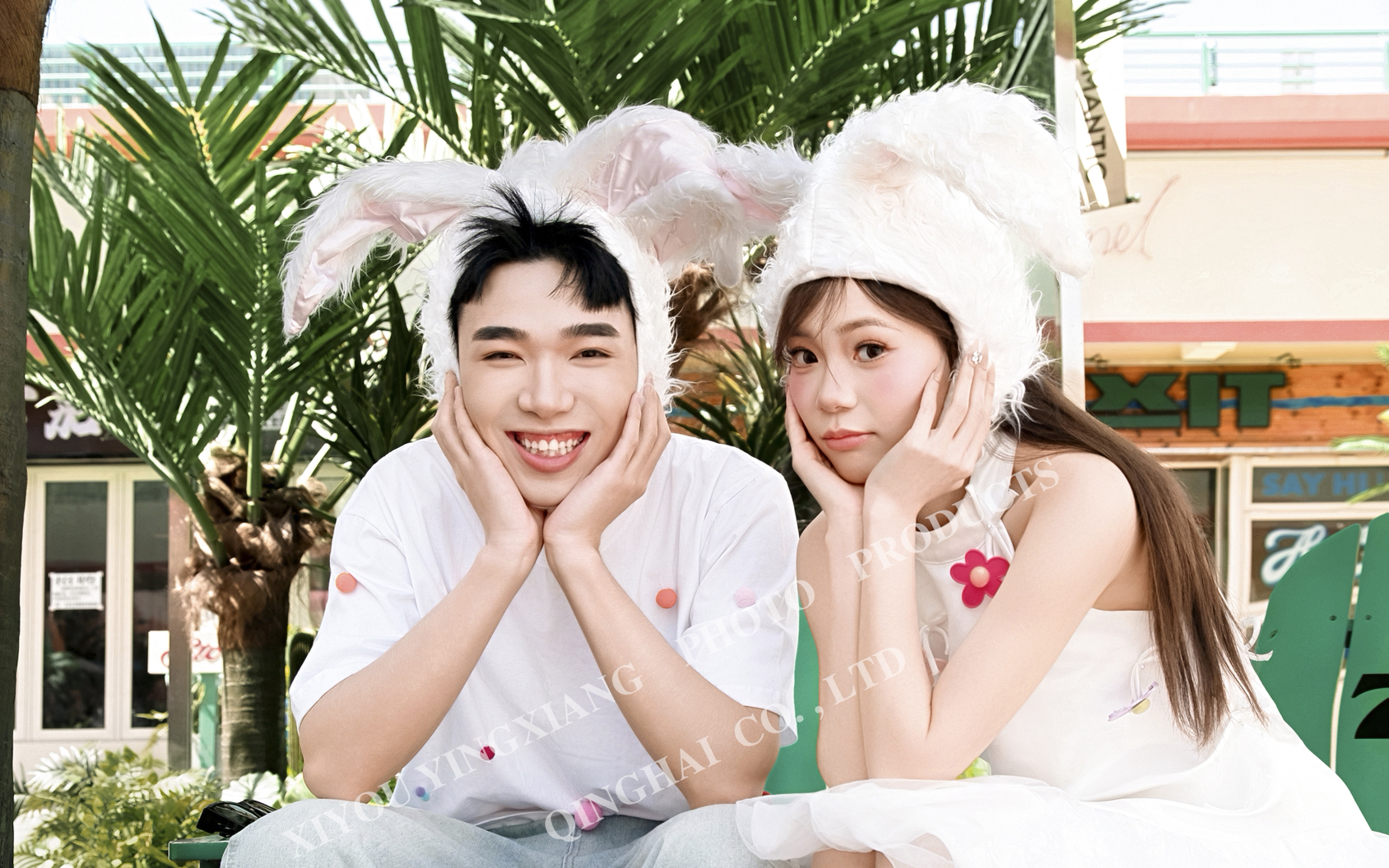 甜美婚纱照兔系🐰超可爱