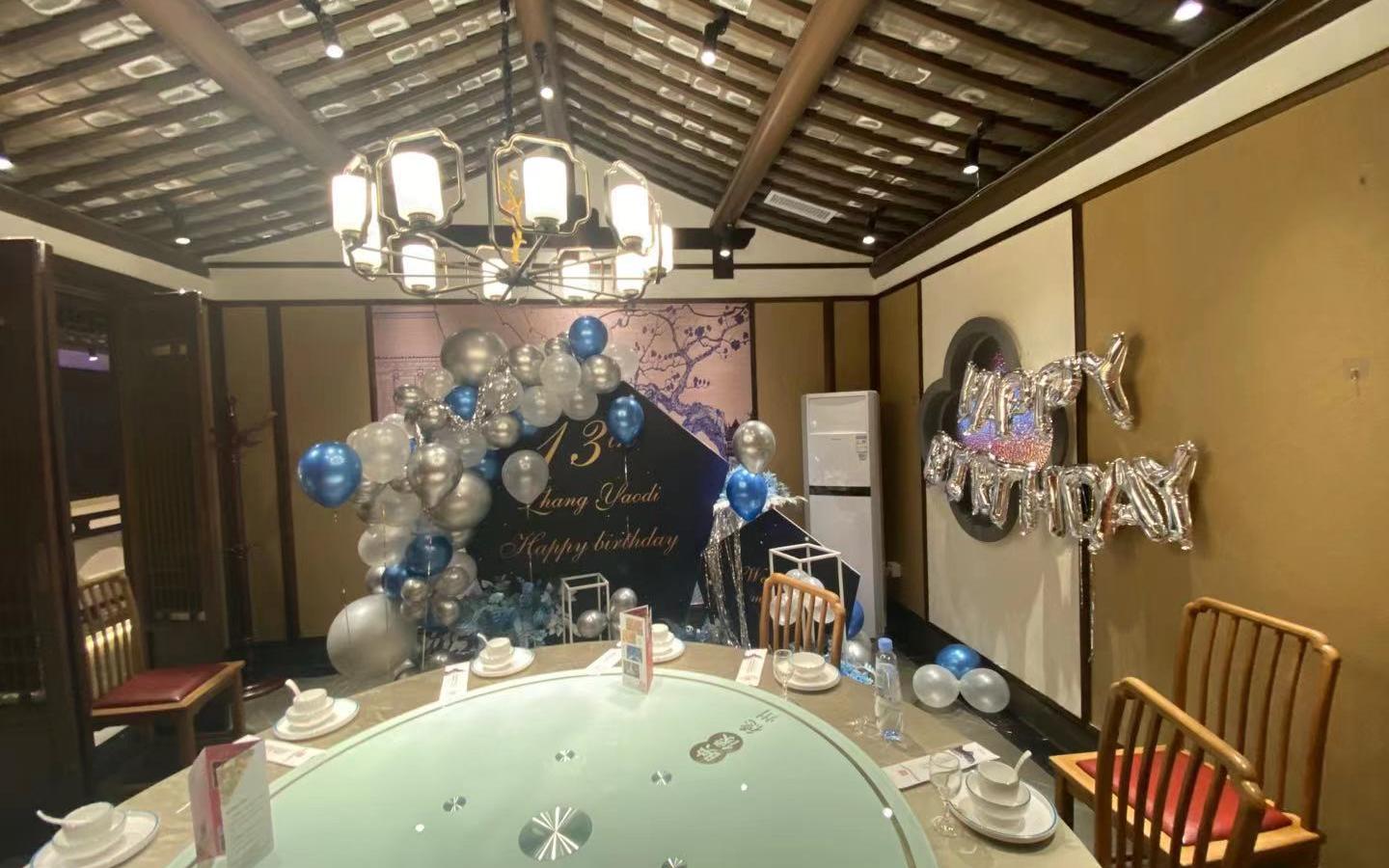 【私享婚礼定制】蓝色星空背景生日宴