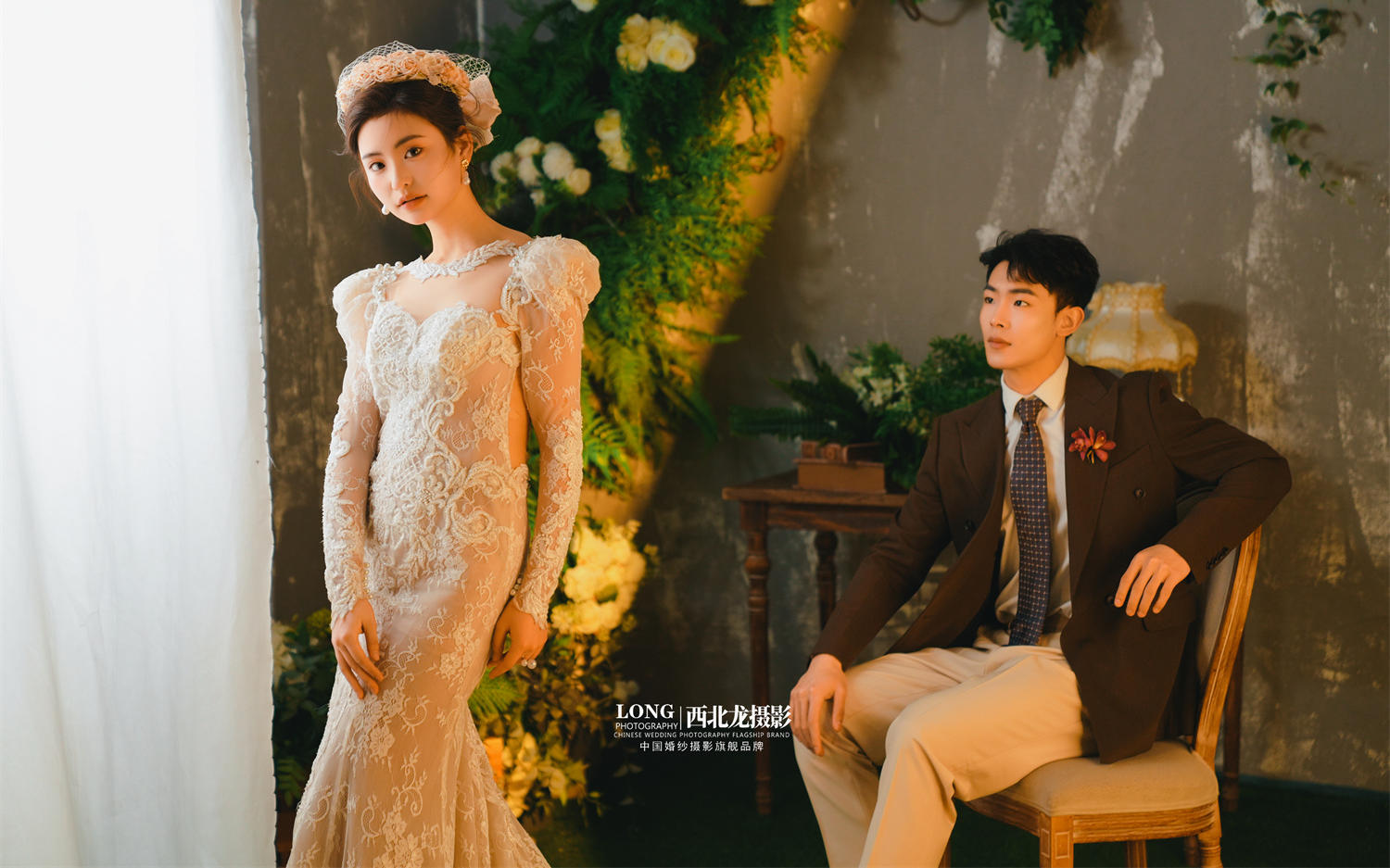 花房里邂逅的浪漫篇章 | 法式輕復(fù)古花房婚紗照