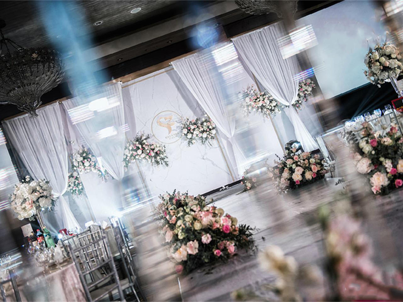 简约清新复古白色婚礼