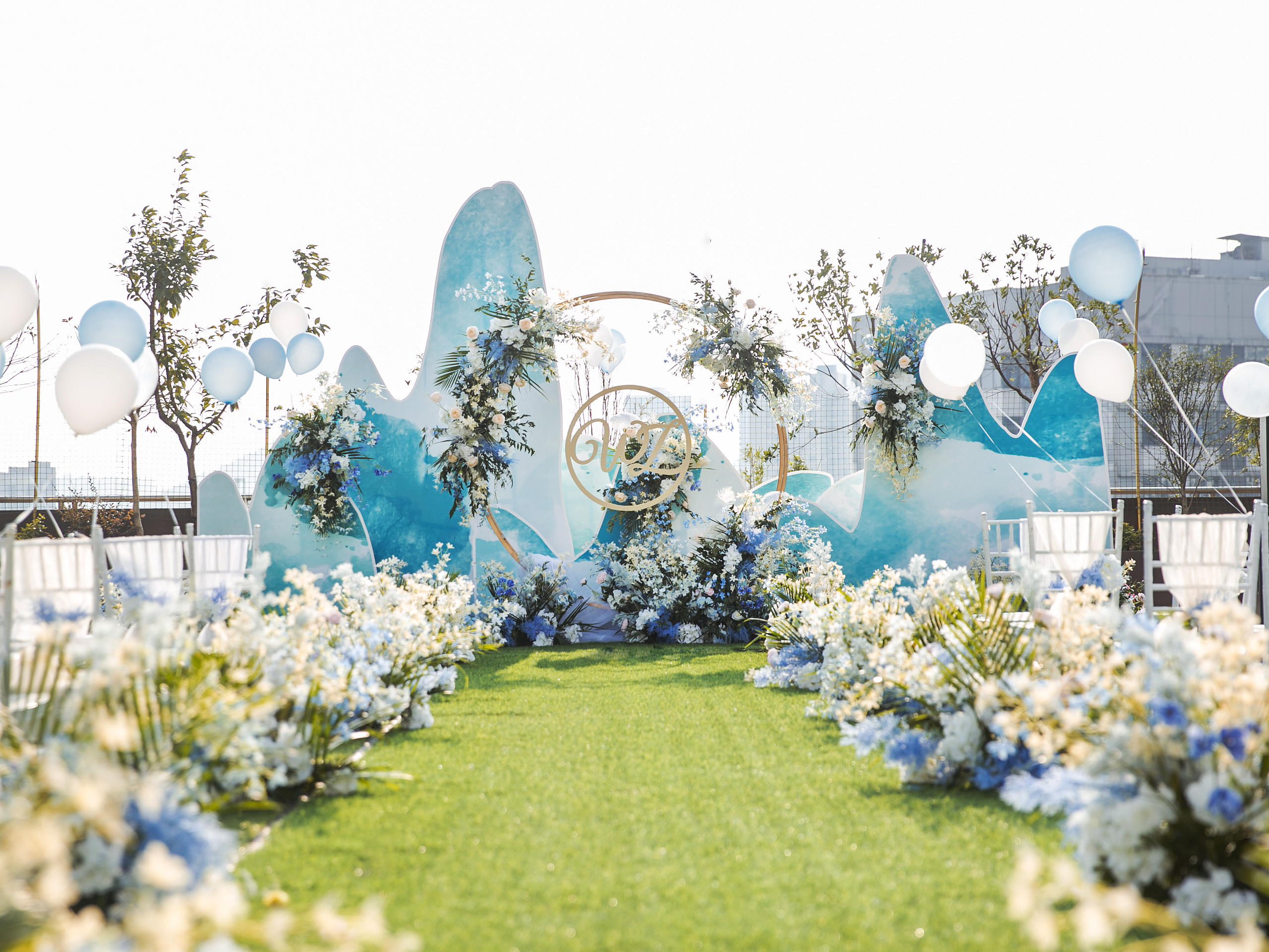 户外婚礼，院子婚礼，小区婚礼——属于你的小预算。