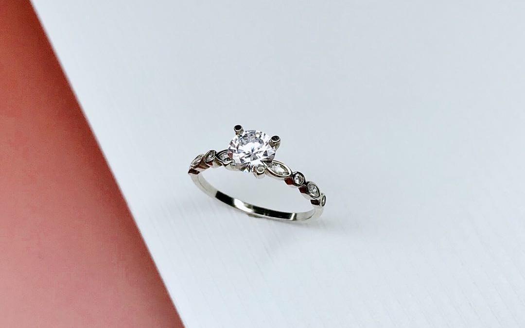 守望/Gaze 18k金50分订婚求婚钻戒