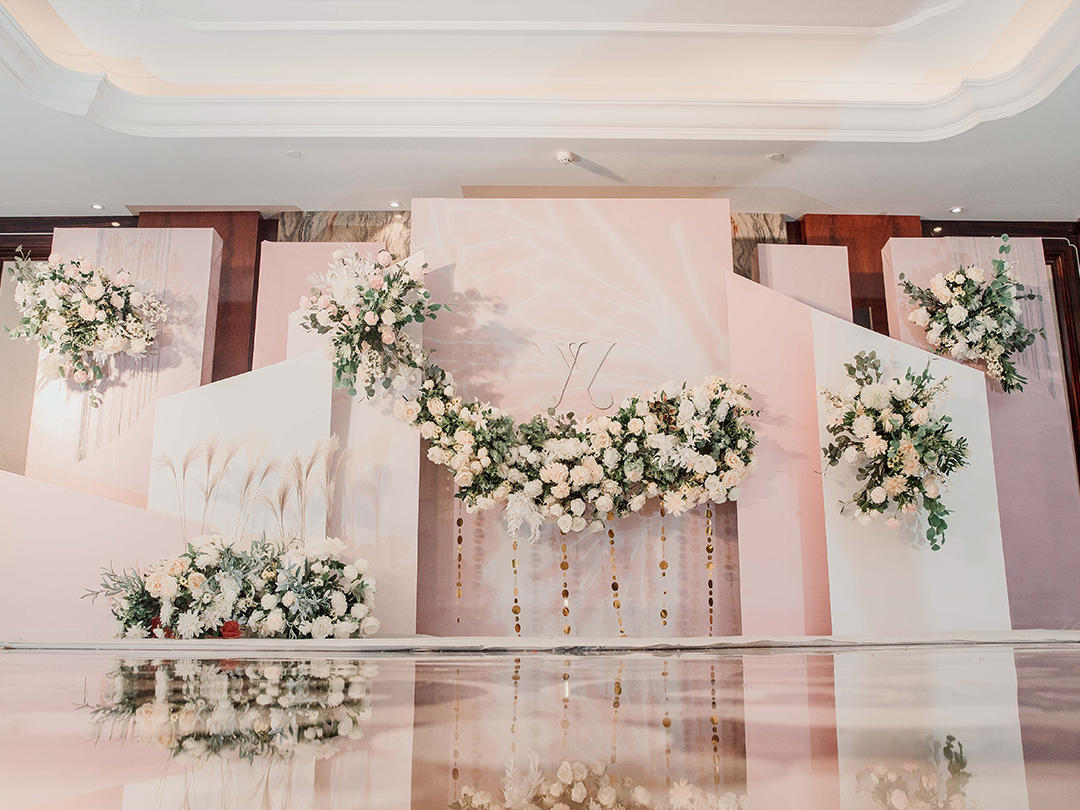 婚礼爆款色系-梦幻粉调