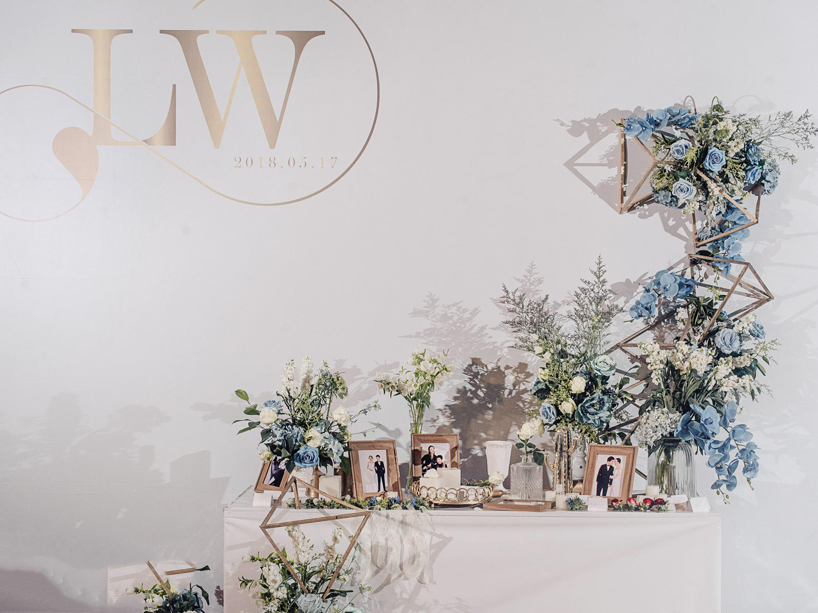 19年大热 镜面白色婚礼  超有质感  