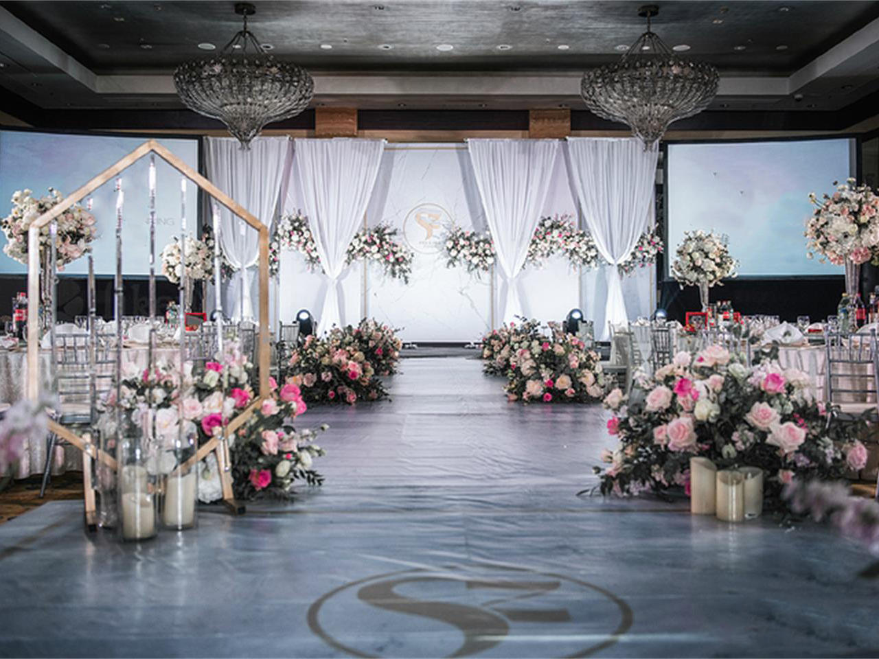 简约清新复古白色婚礼