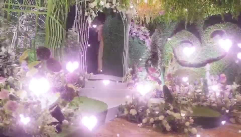 婚庆布置辅助系列灯光为主