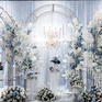 《婚礼澜山》蓝色梦幻婚礼含资深四大 赠设计服务