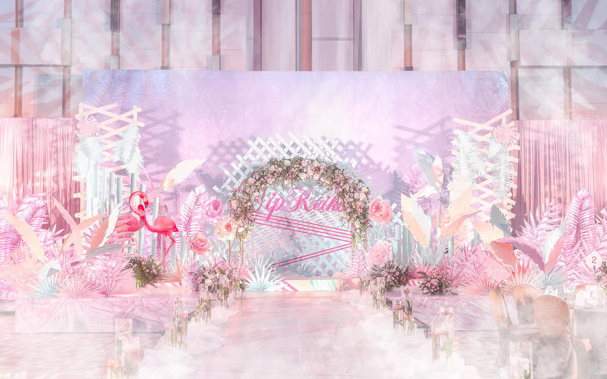 明黄系小清新韩式婚礼——情书