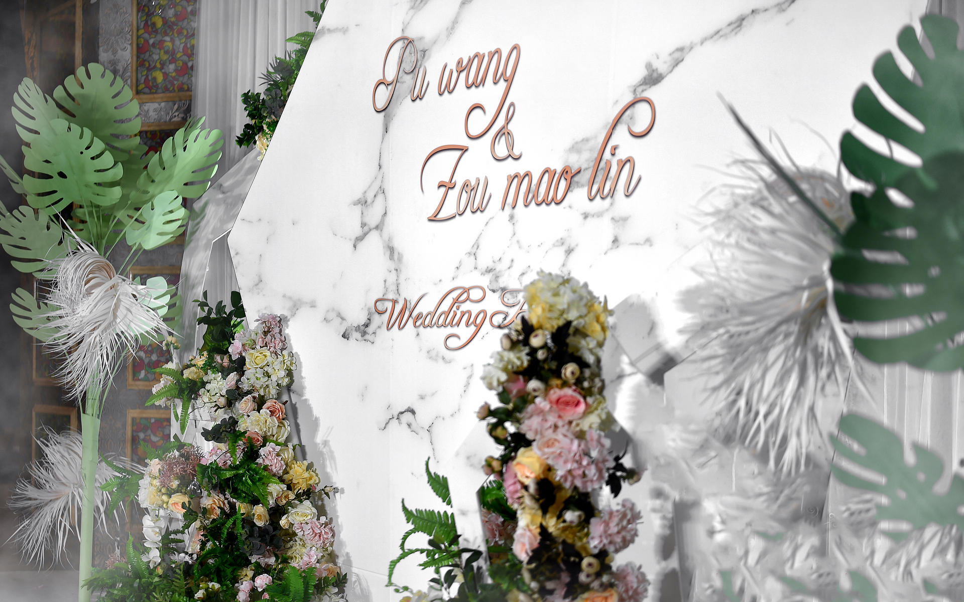 # 白色 # 唯美婚礼#