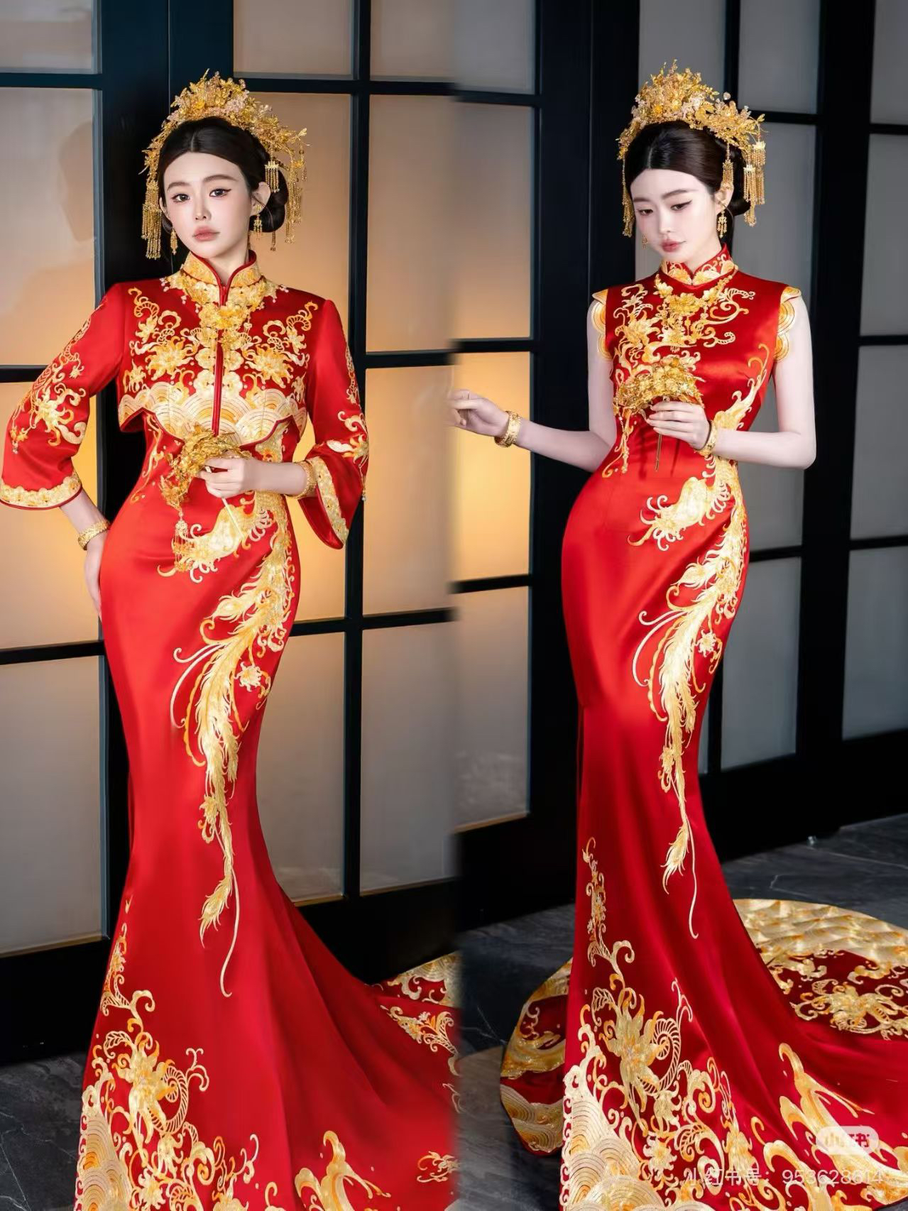 红秀禾中式新娘妆造｜婚礼出门造秀禾