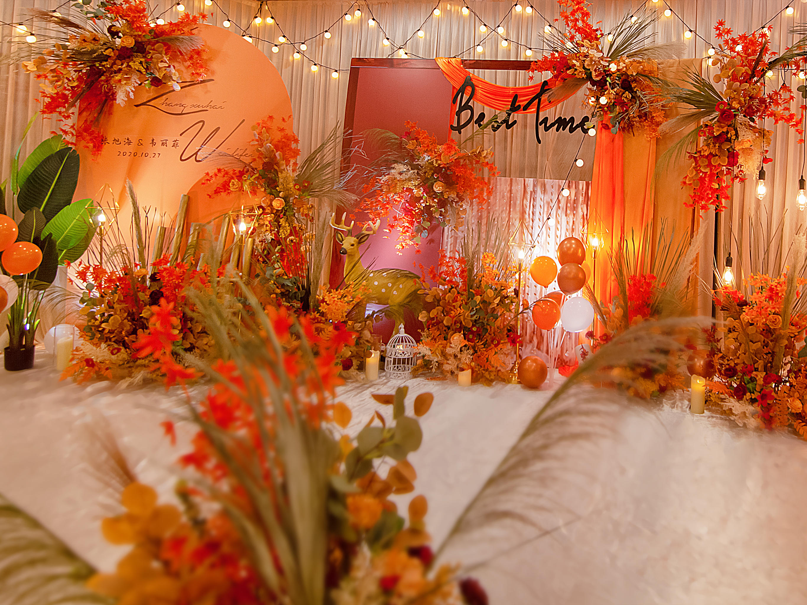 【麦瑞蜜婚礼工作室】经典 橙色系暖调婚礼