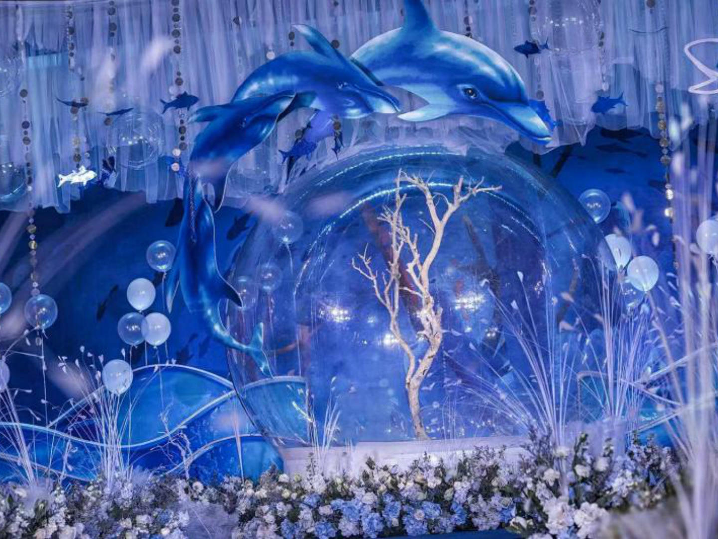 【365婚礼定制】蓝色系海洋婚礼/含四大人员