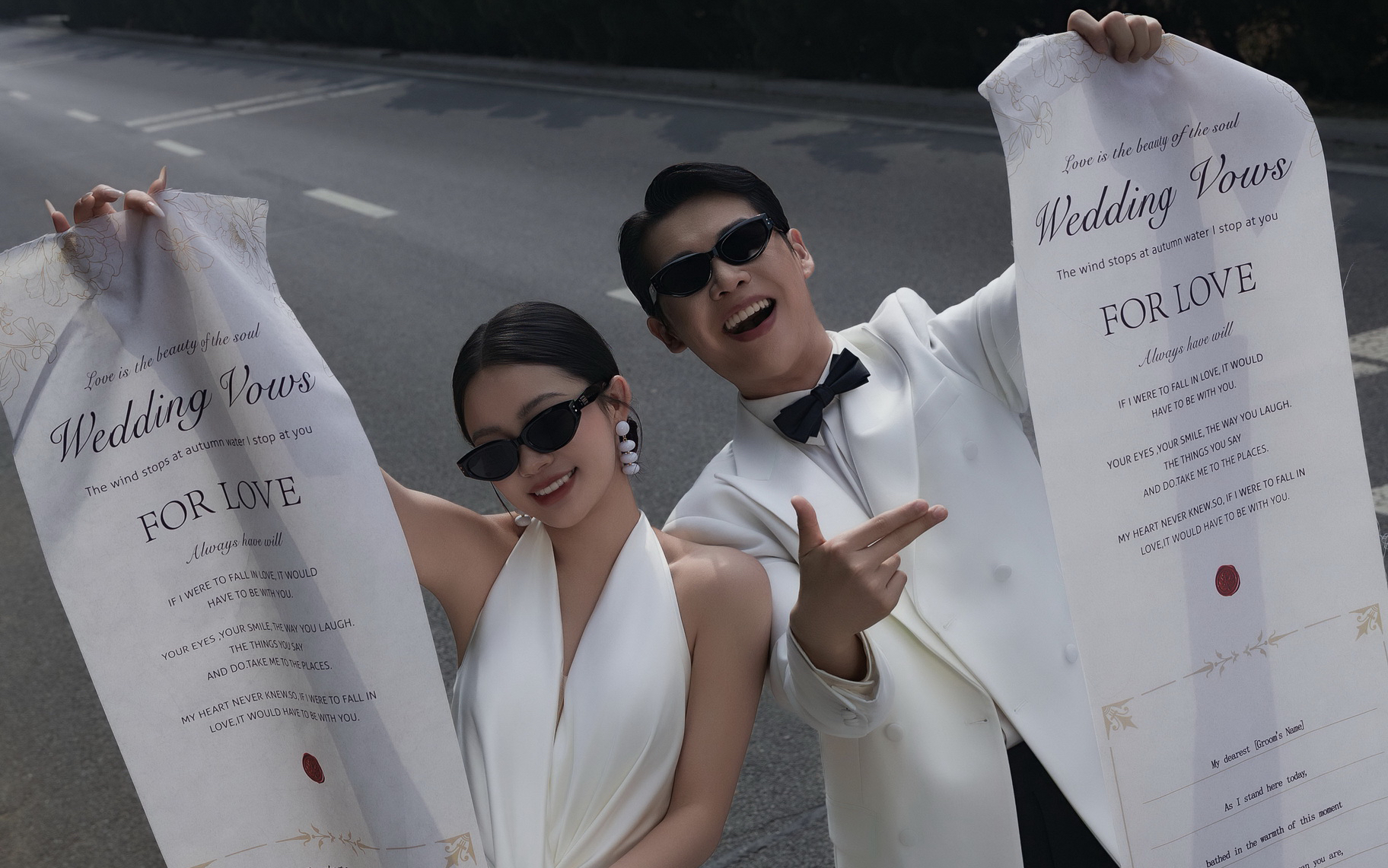 超绝生命力｜公路纪实风婚纱照