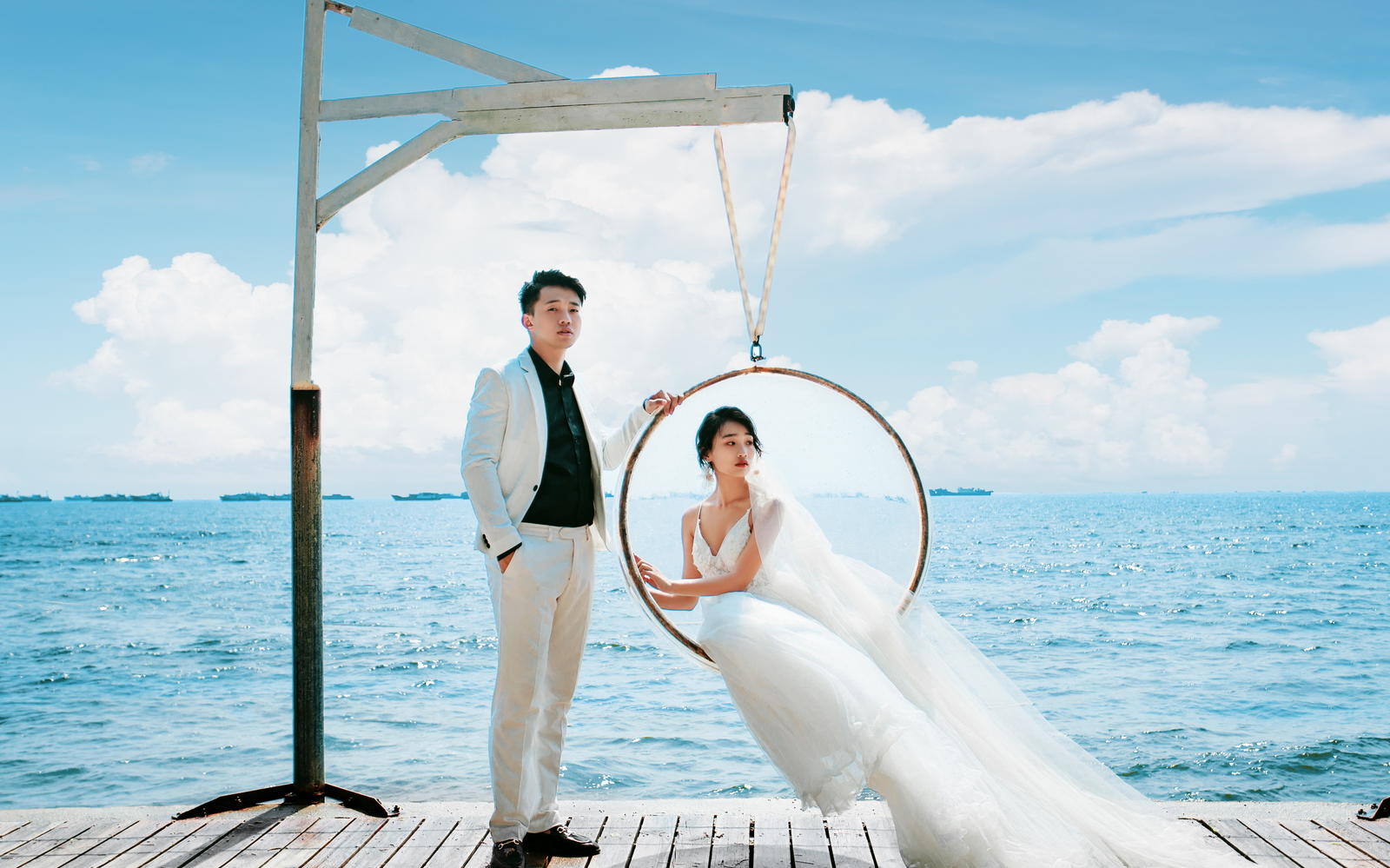 【天涯海角】武汉海景火热开镜GET城市旅拍婚纱照