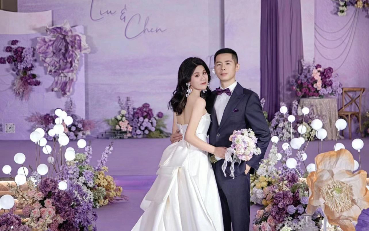 万元轻松搞定忧郁高级的莫奈紫色婚礼