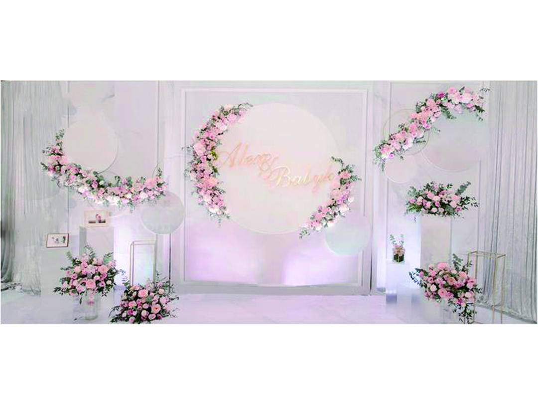 兰州桑上婚典粉色系唯美爱情主题婚礼