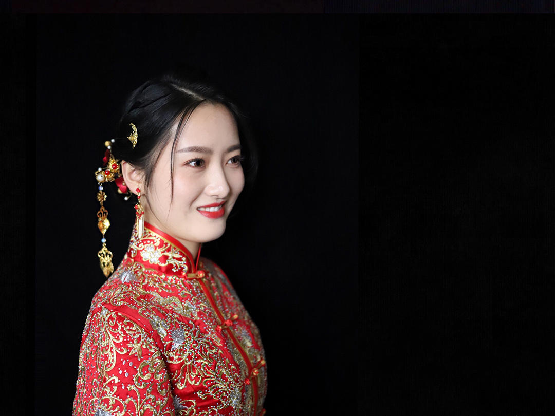 【二宝造型】全程婚礼跟妆服务送回门礼服