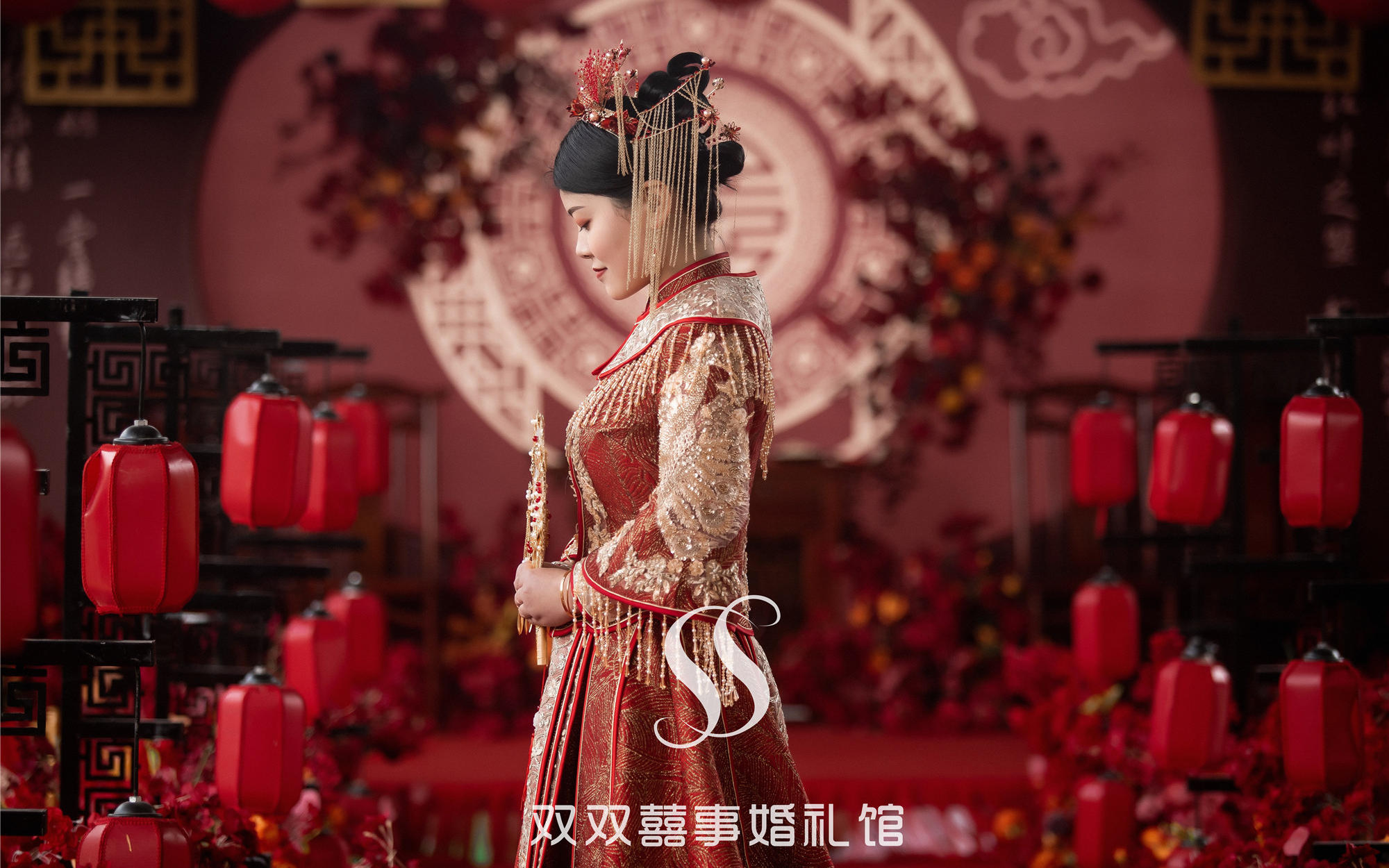 16288户外坝坝宴传统中式婚礼四大金刚