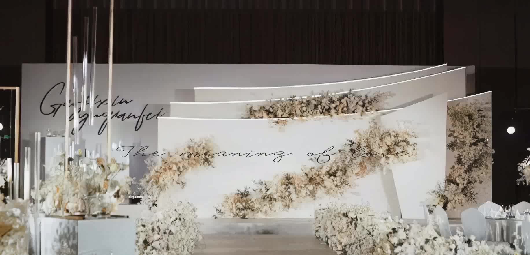 锦上婚企/韩式简约香槟色婚礼