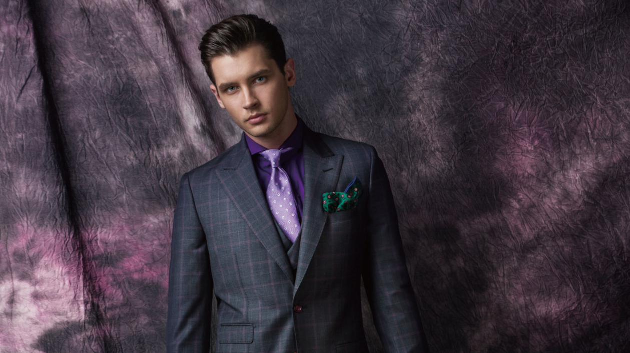 创喜高端奢华进口全毛高支高纱定制西服