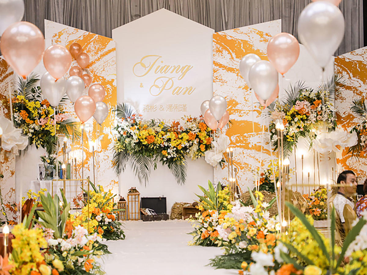 良缘美嫁（苏州）婚礼艺术中心@《橘黄色婚礼布置》