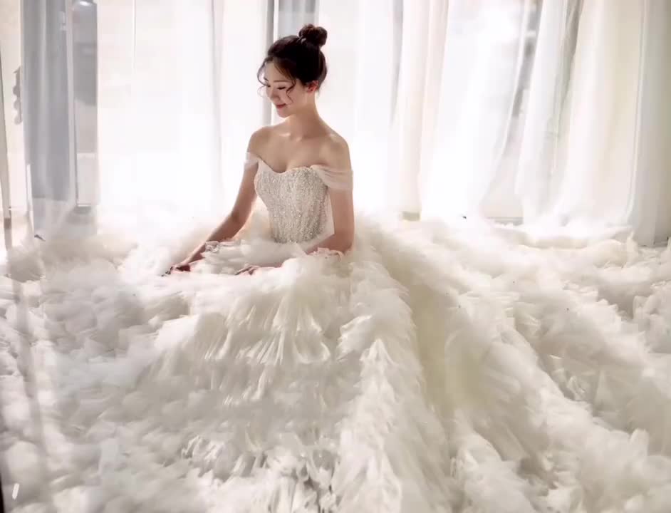2021新款高定主纱带闪 高定秀禾 全场礼服任选