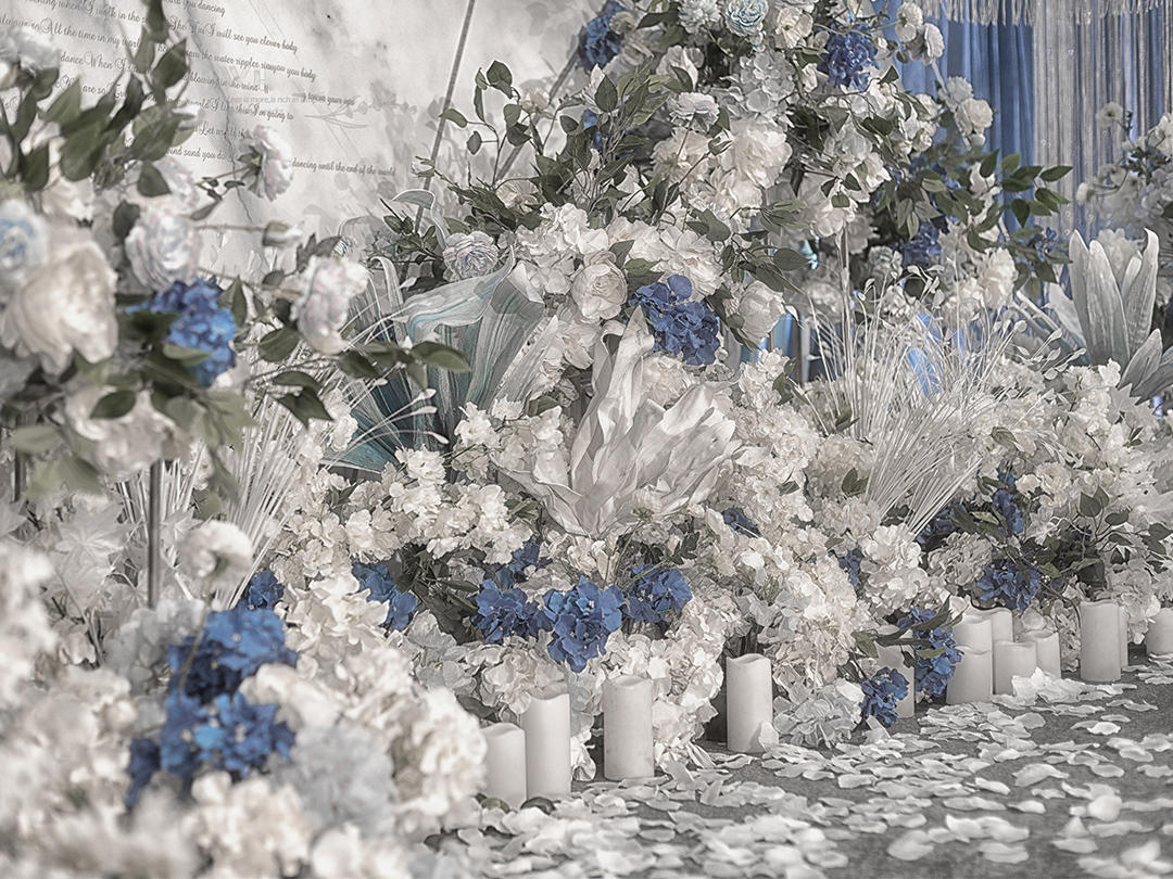 蓝色简约系 最初的本质丨人员+布置A