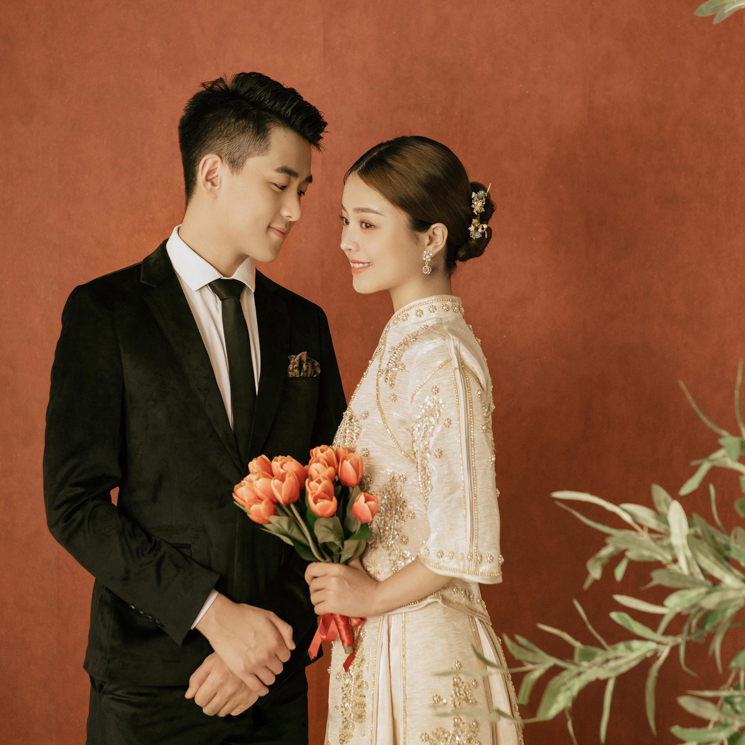 年度唯美中式婚纱照  肖先生 李女士
