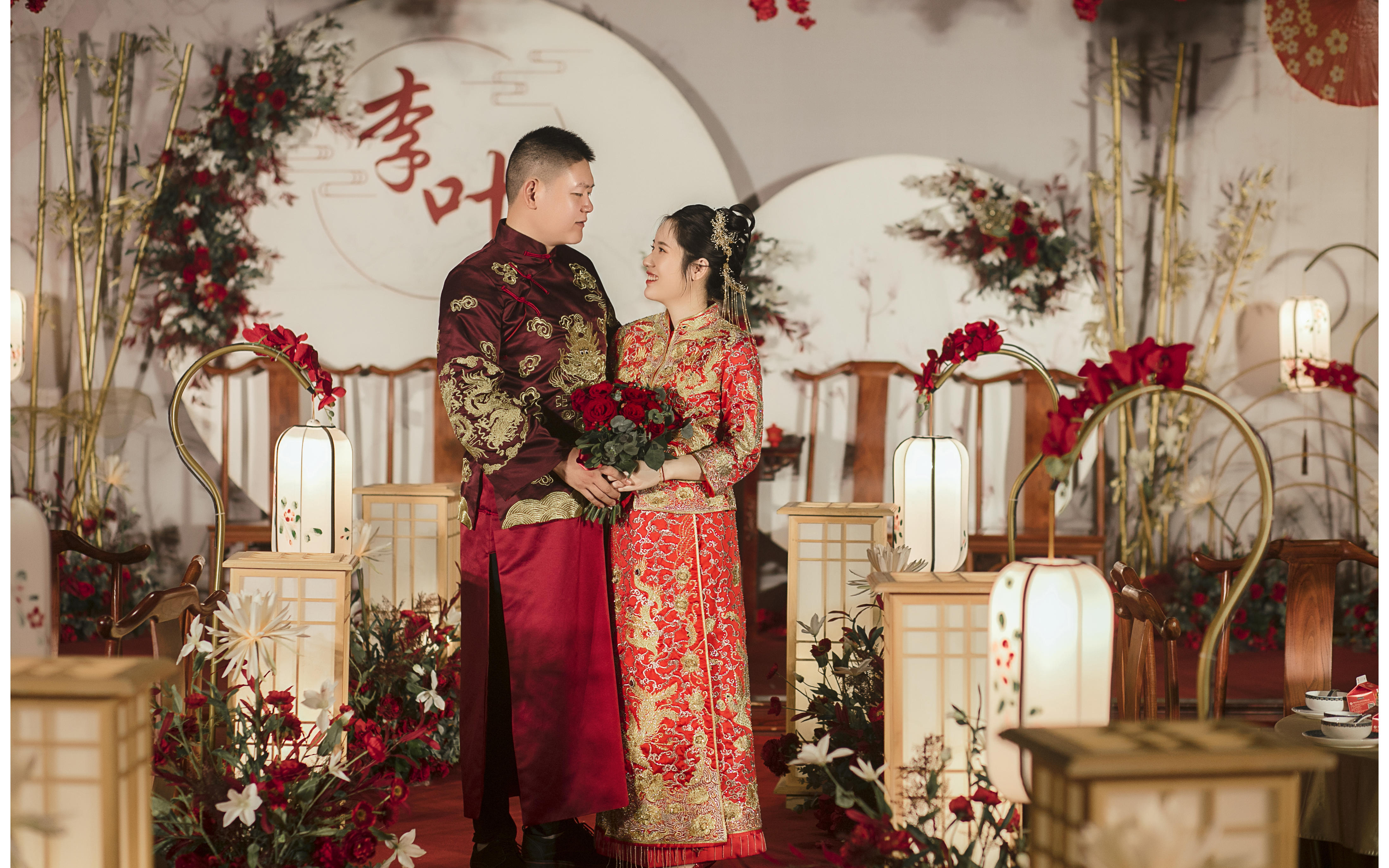 新中式婚礼小清新婚礼香槟色婚礼