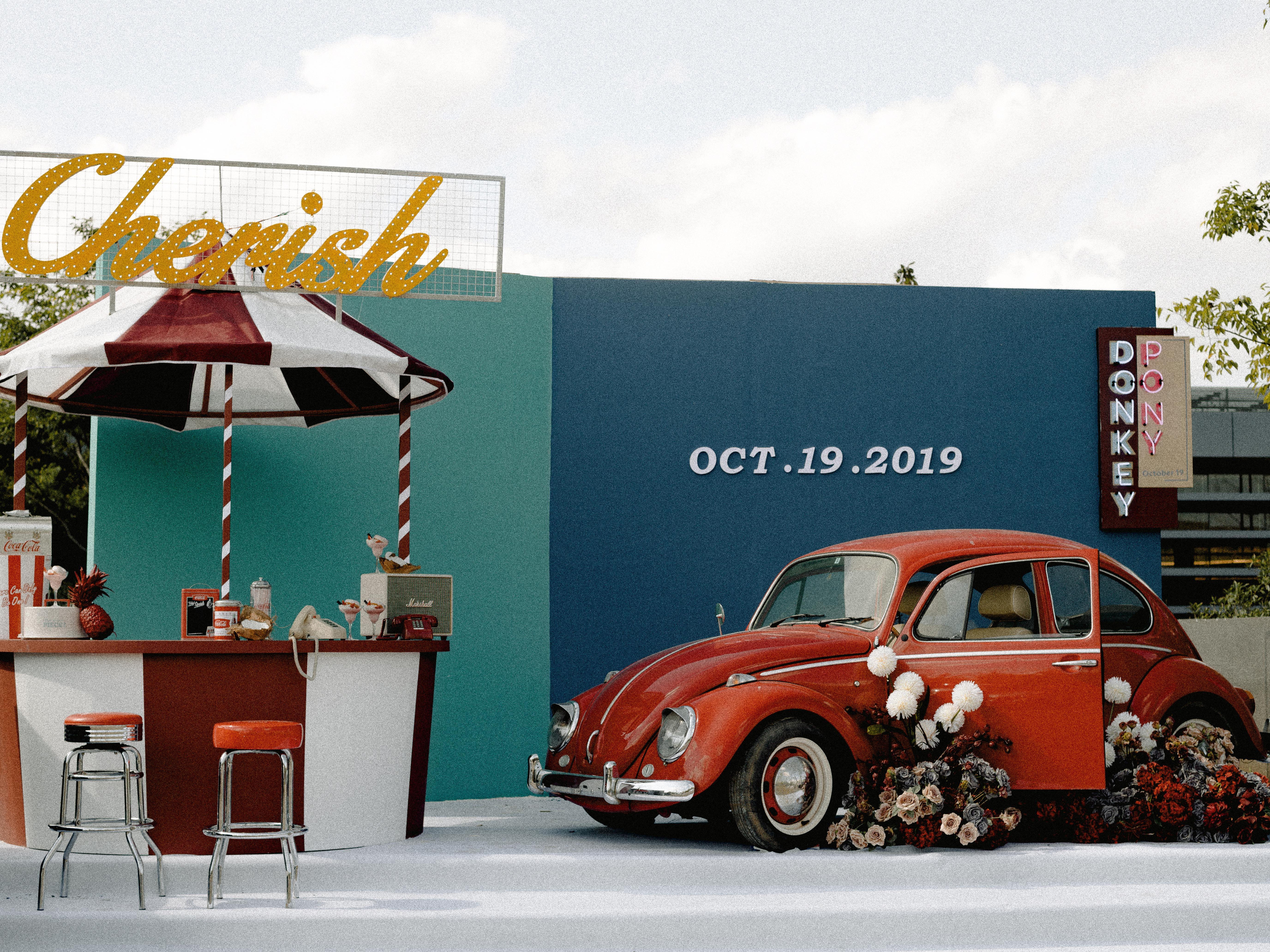 【那一场美式复古的午后】小众复古设计定制婚礼