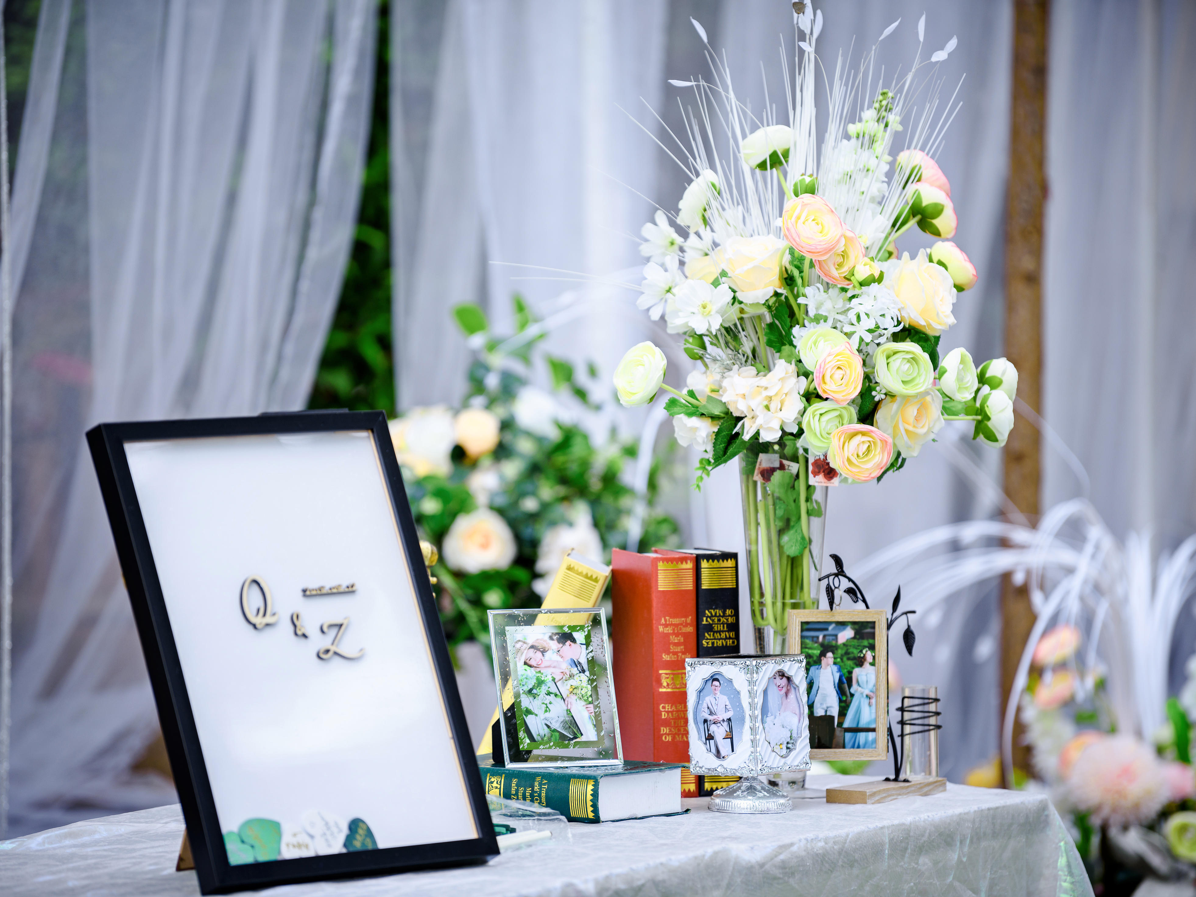 拉文德户外婚礼 预算1万+ 现场超美超仙哦