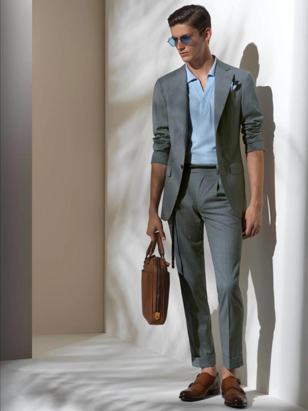 进口混纺面料西服 8 件套 结婚西服 西服定制