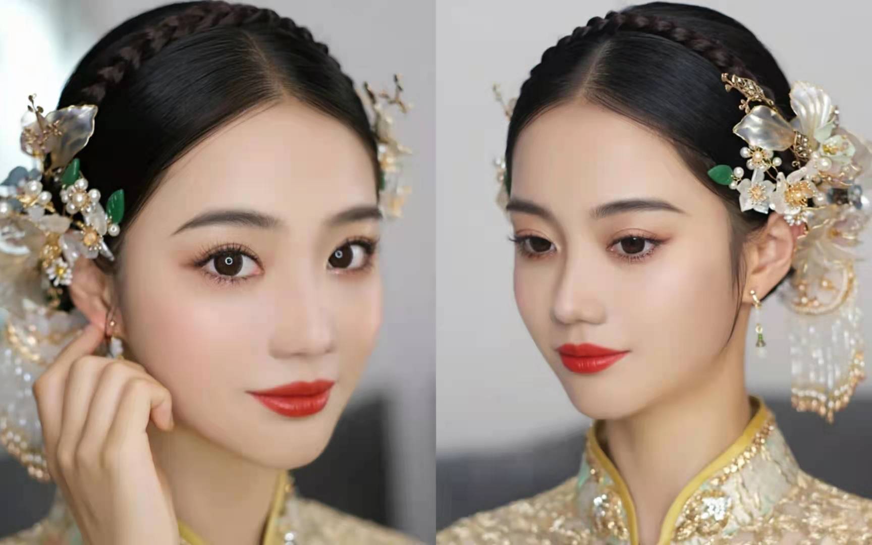 【瑞·恩美妆】婆婆妆＋新郎迎亲妆面造型！